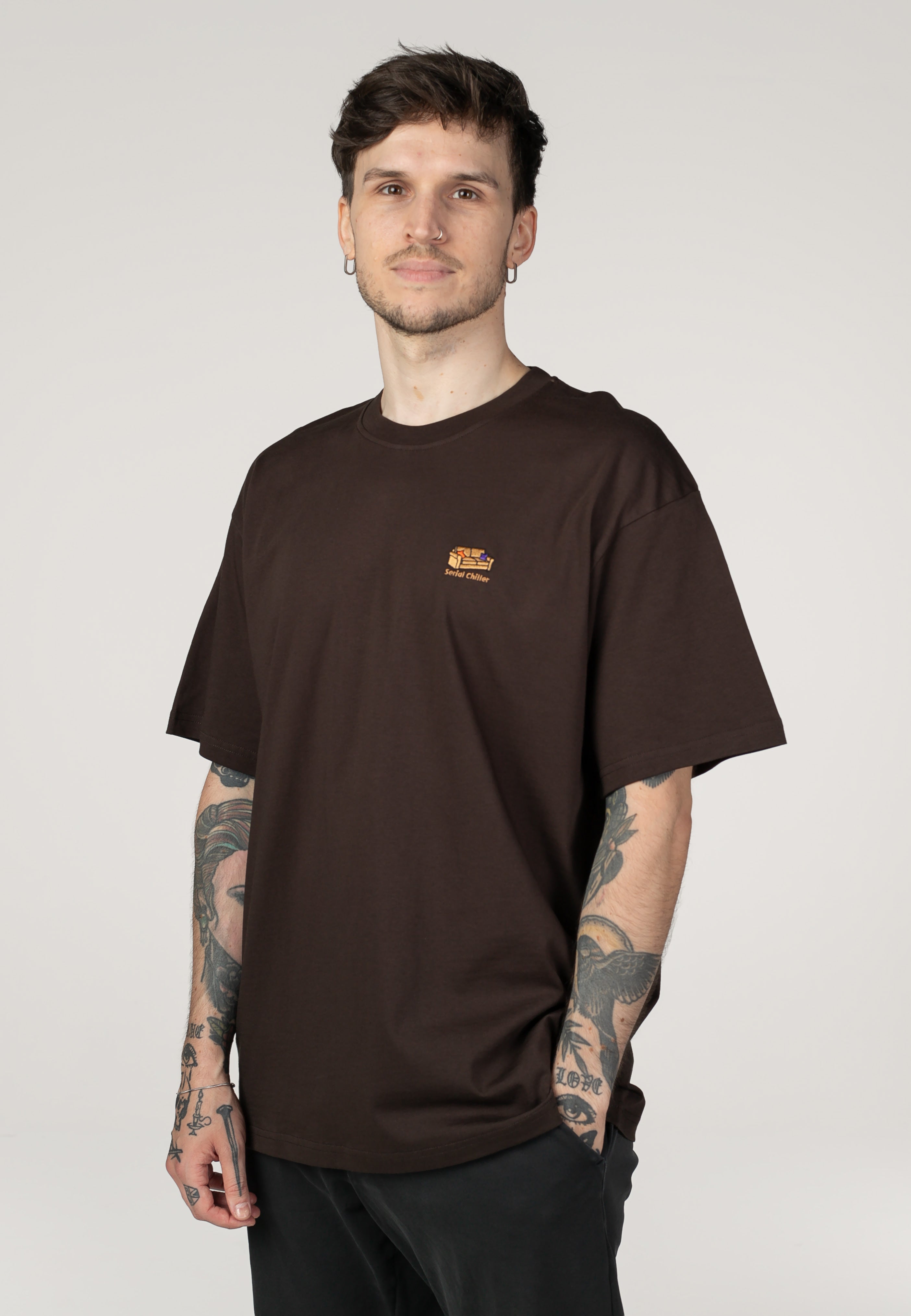 Iriedaily - Serial Chiller Dark Coffee - T-Shirt | Men-Image