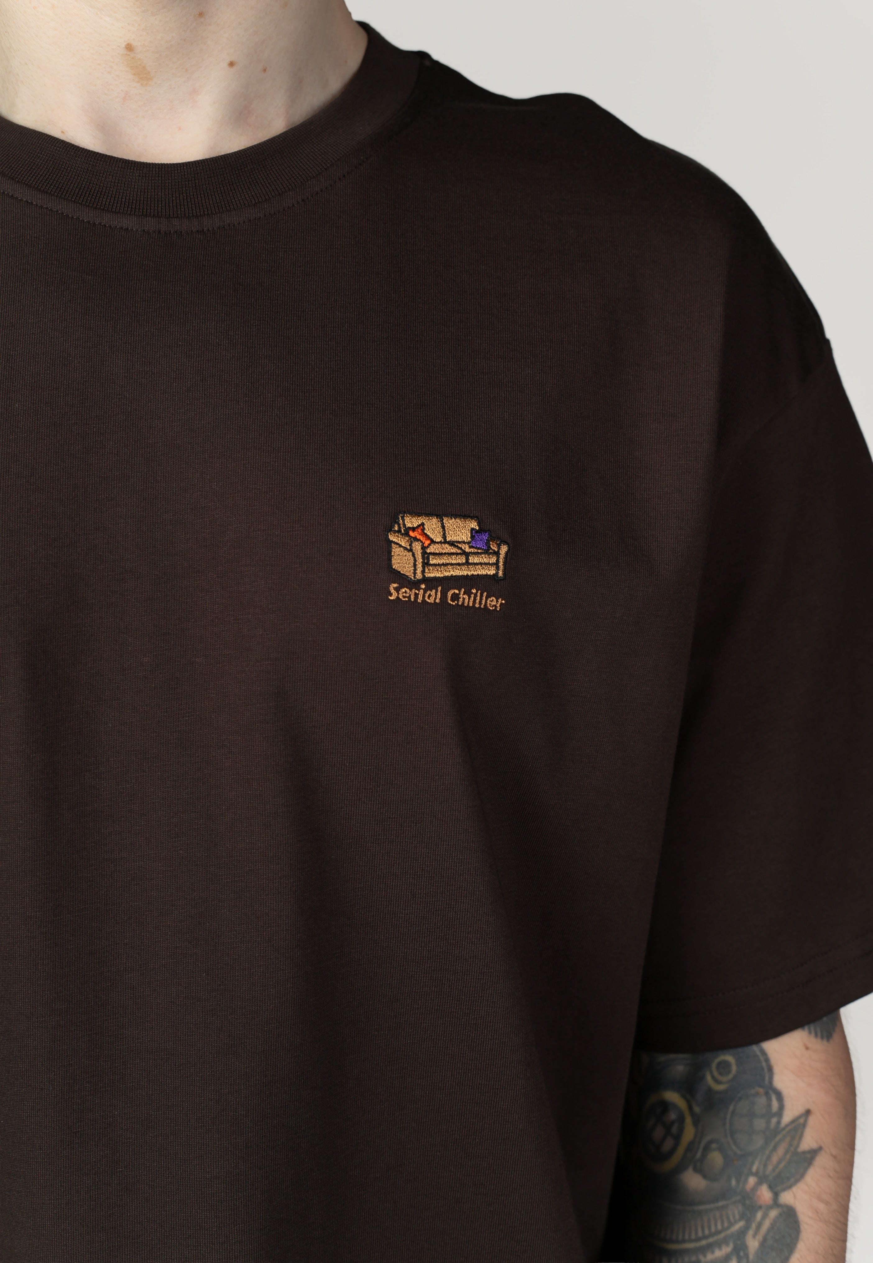 Iriedaily - Serial Chiller Dark Coffee - T-Shirt | Men-Image