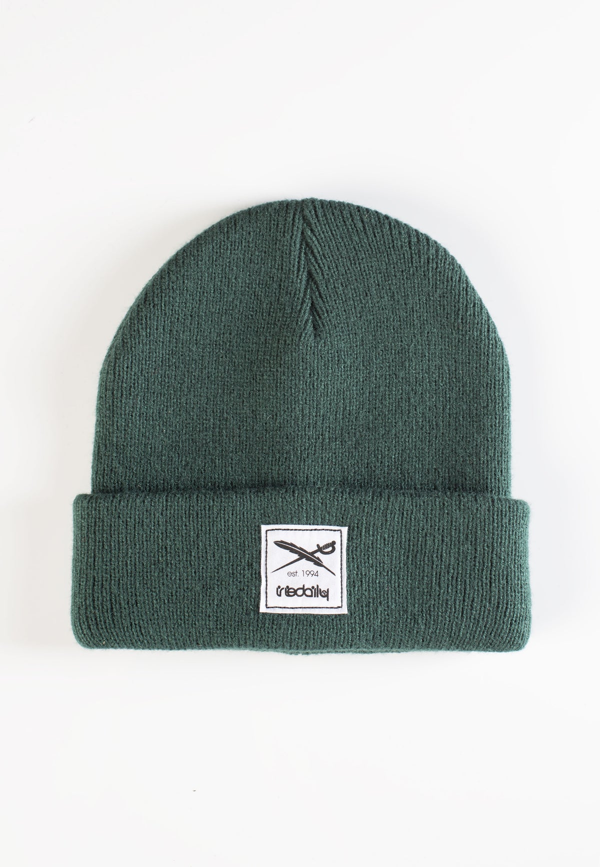 Iriedaily Smurpher Heavy Bottle Green Beanie | Neutral-Image