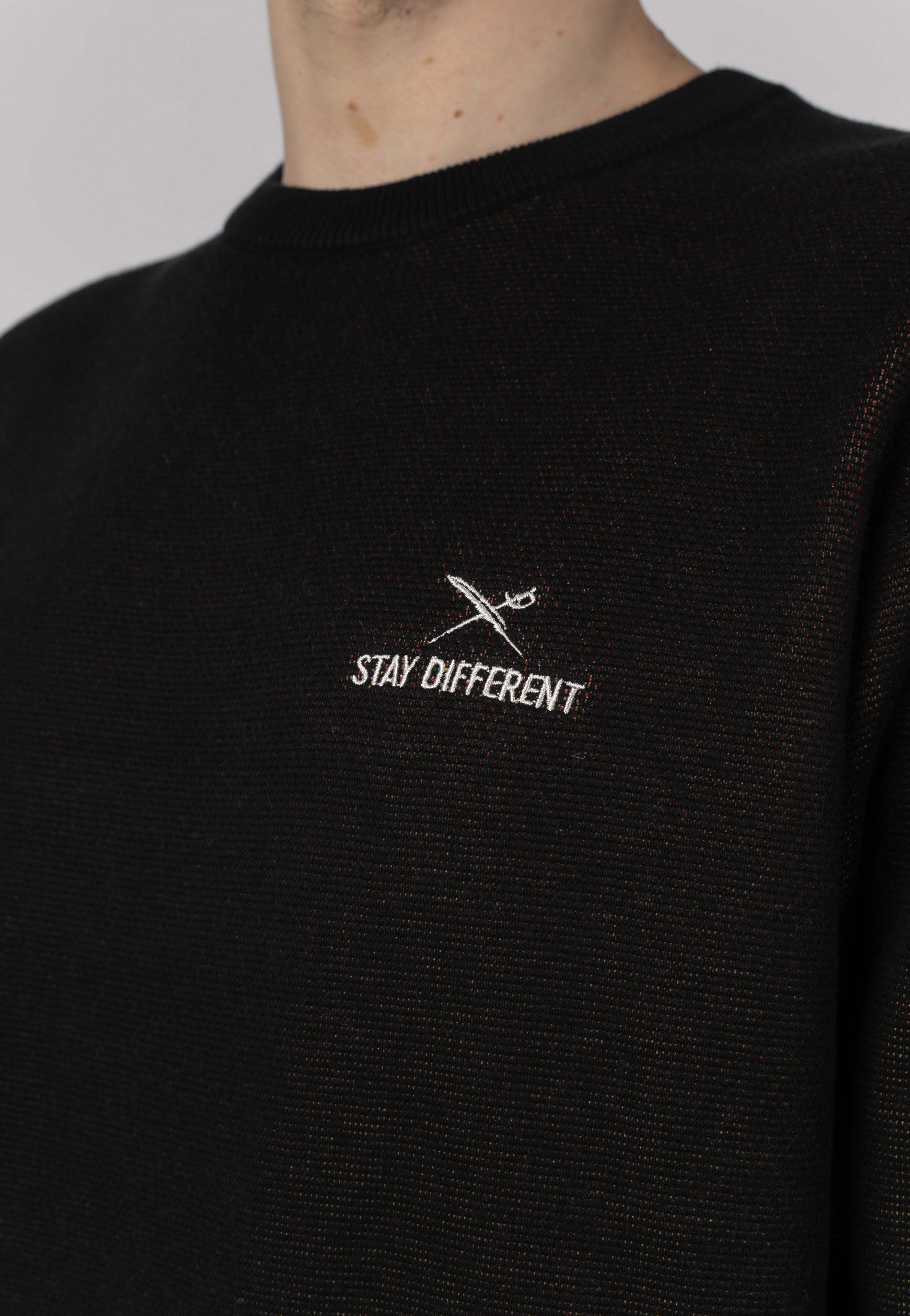 Iriedaily - Stay Different Knit Black - Pullover | Men-Image