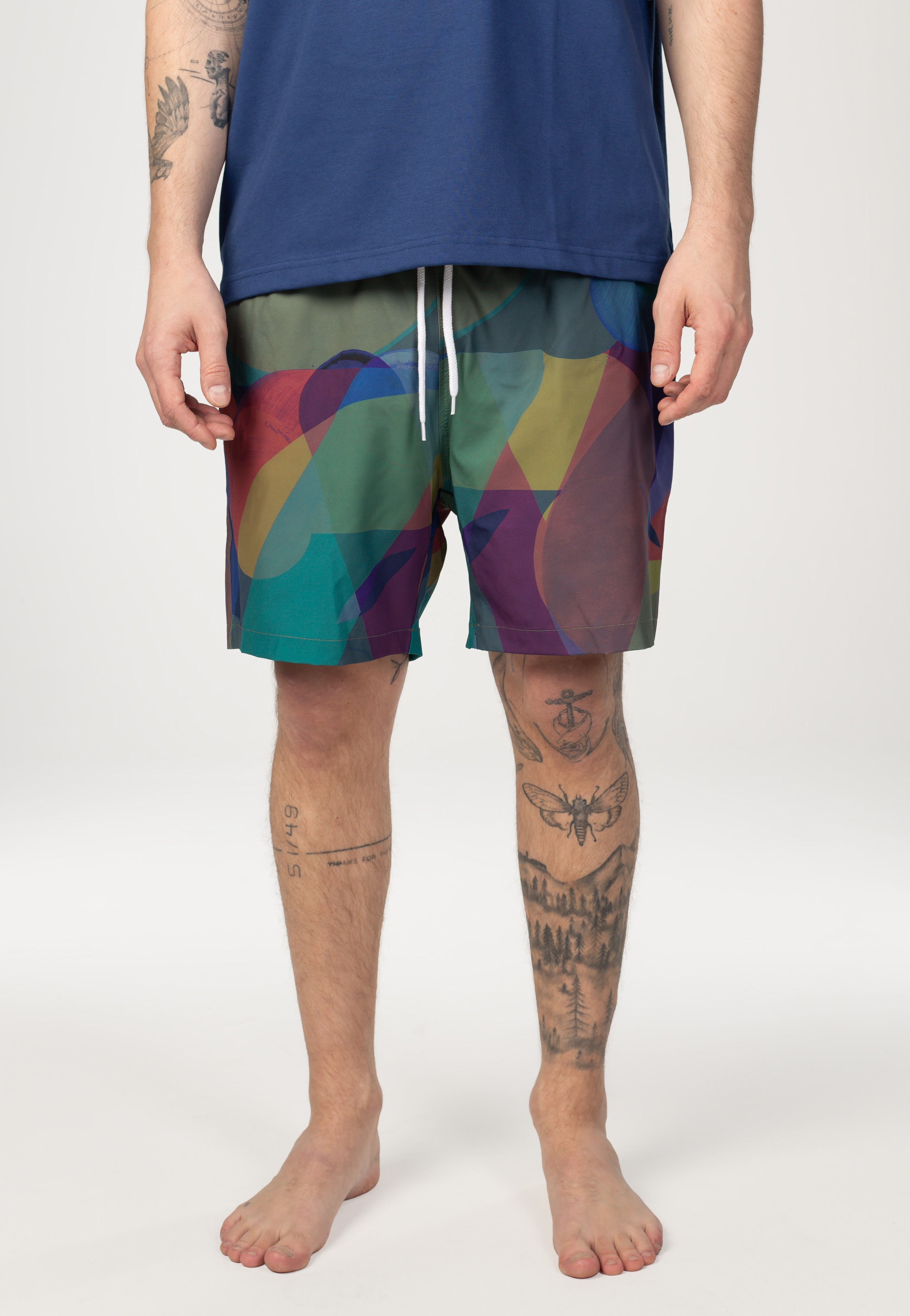 Iriedaily - Stohead Crazy Fresh Dark Teal - Board Shorts | Men-Image