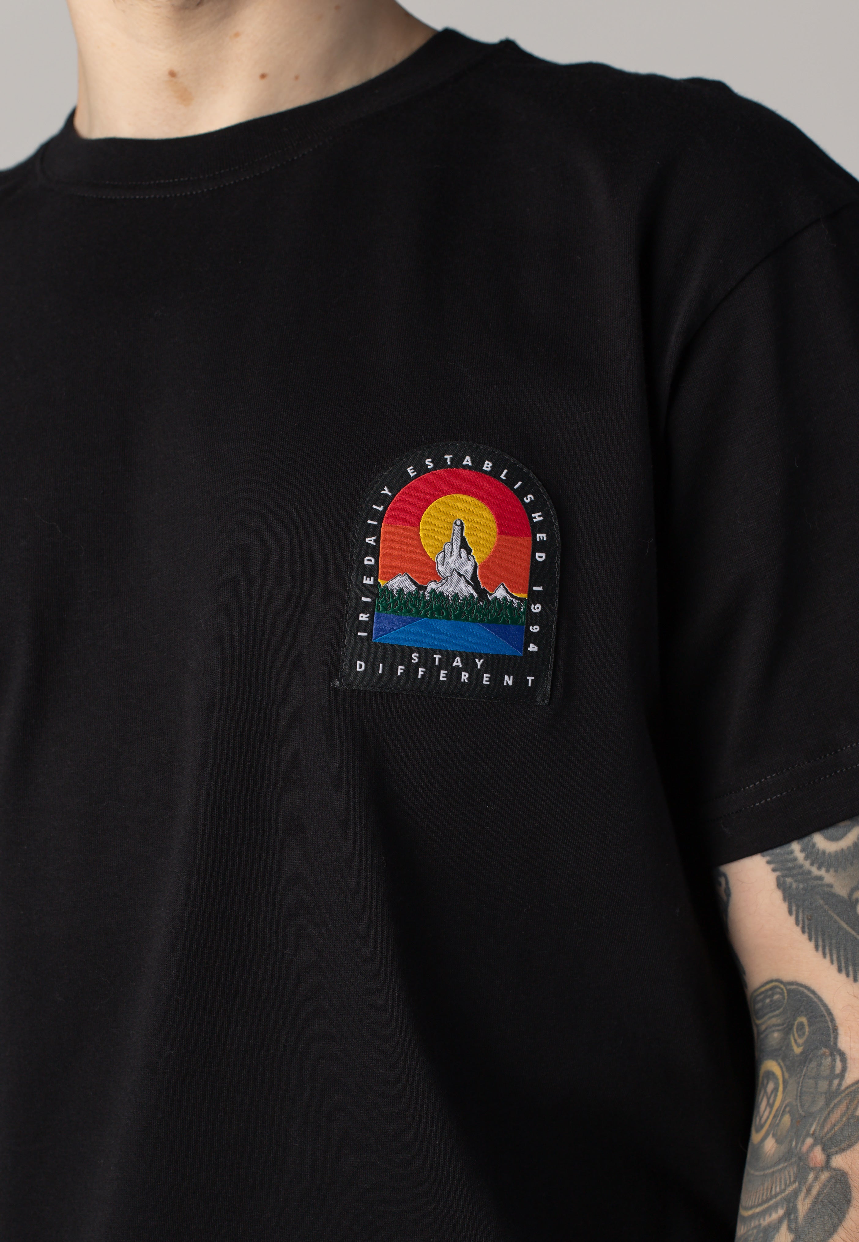 Iriedaily - Stone Relaxed Black - T-Shirt | Men-Image