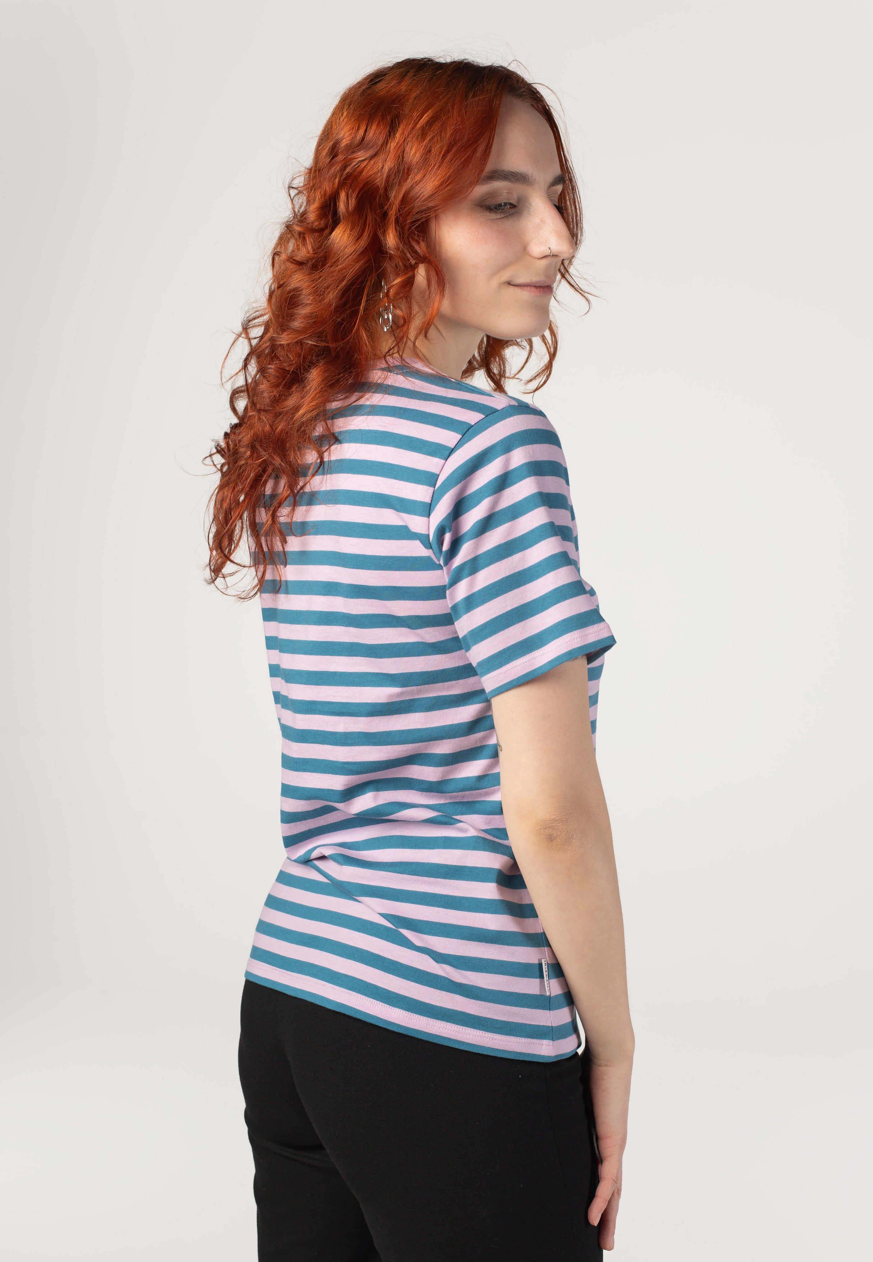 Iriedaily - Stripe Basic Light Mauve - T-Shirt | Women-Image