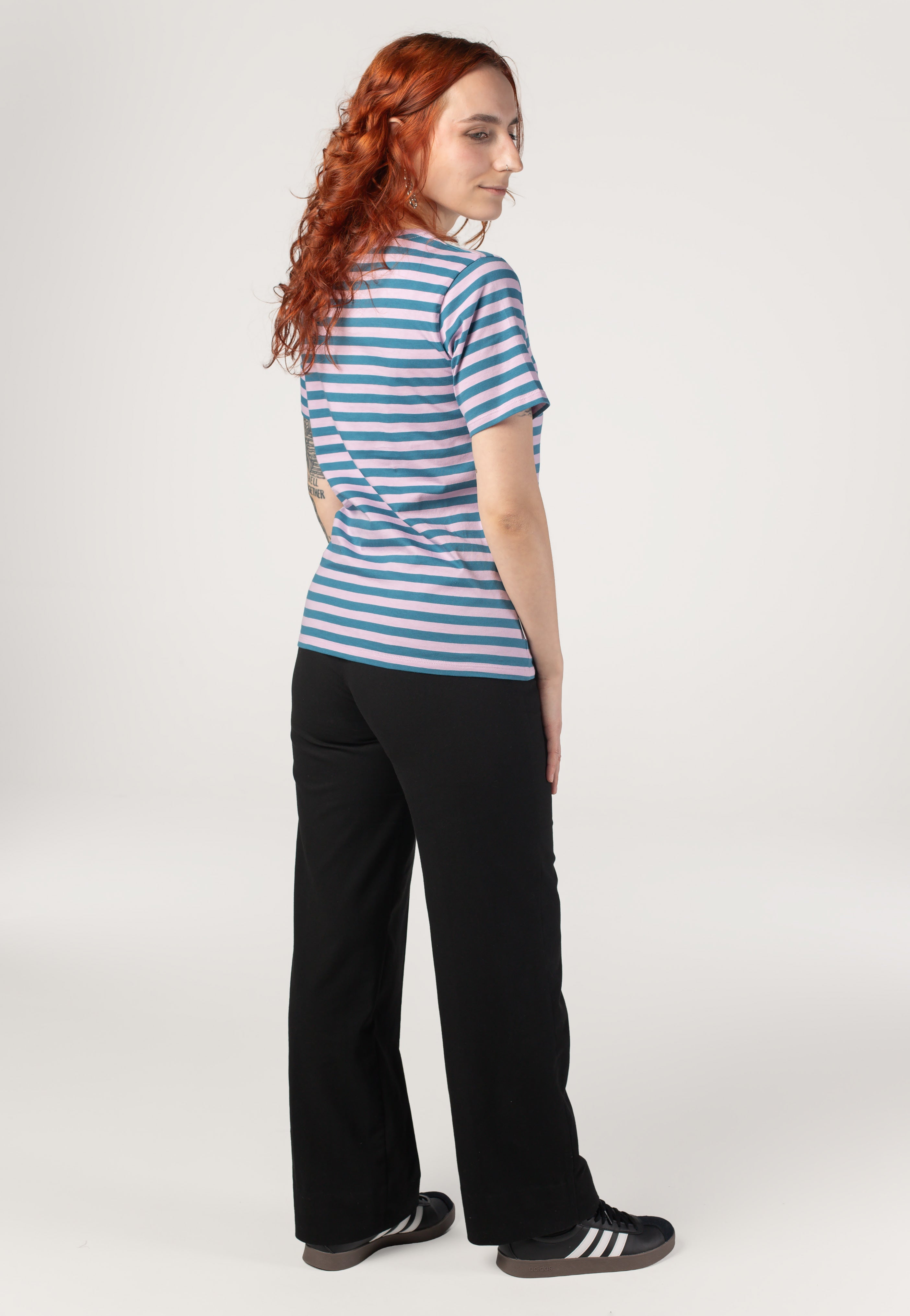 Iriedaily - Stripe Basic Light Mauve - T-Shirt | Women-Image