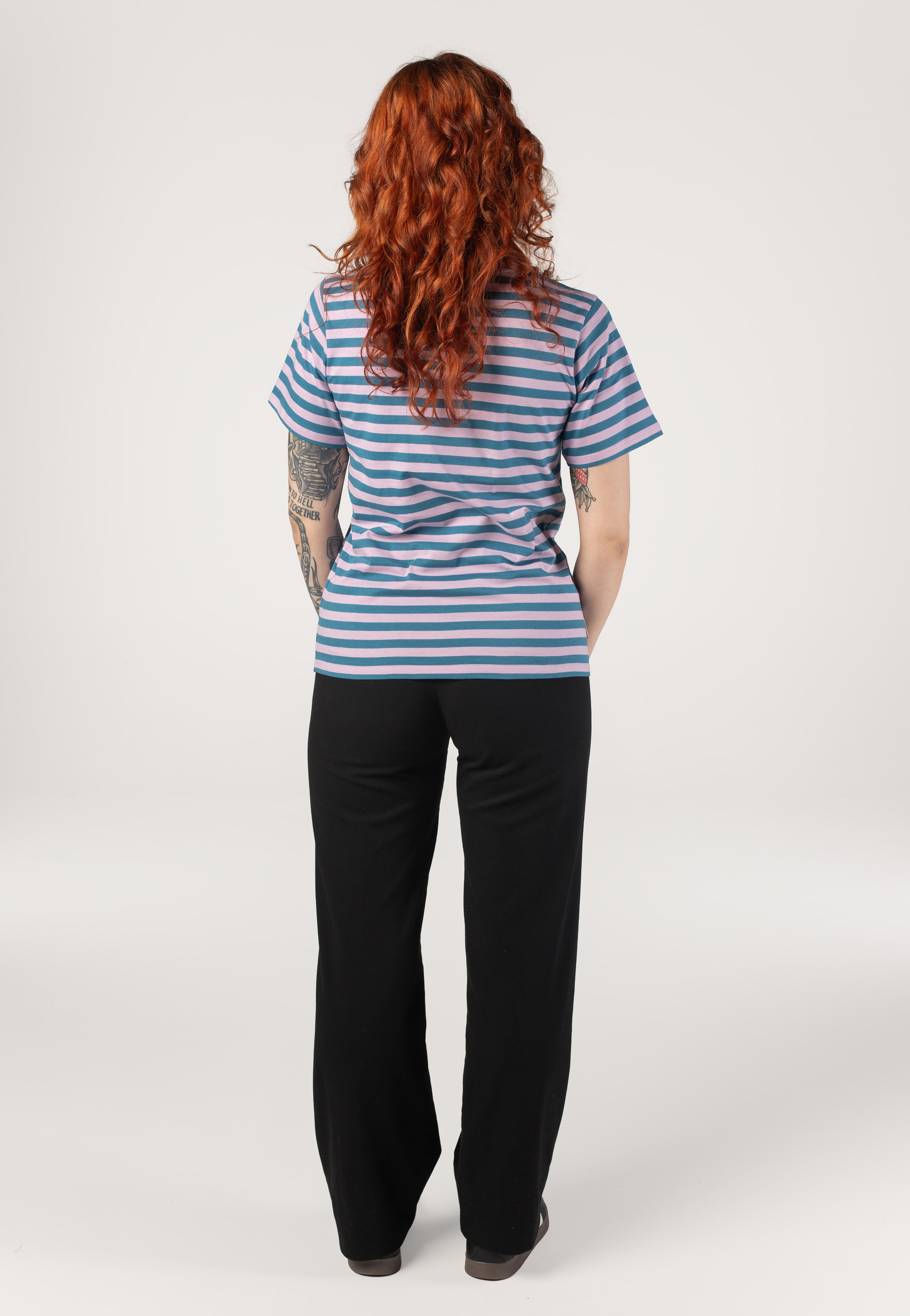 Iriedaily - Stripe Basic Light Mauve - T-Shirt | Women-Image