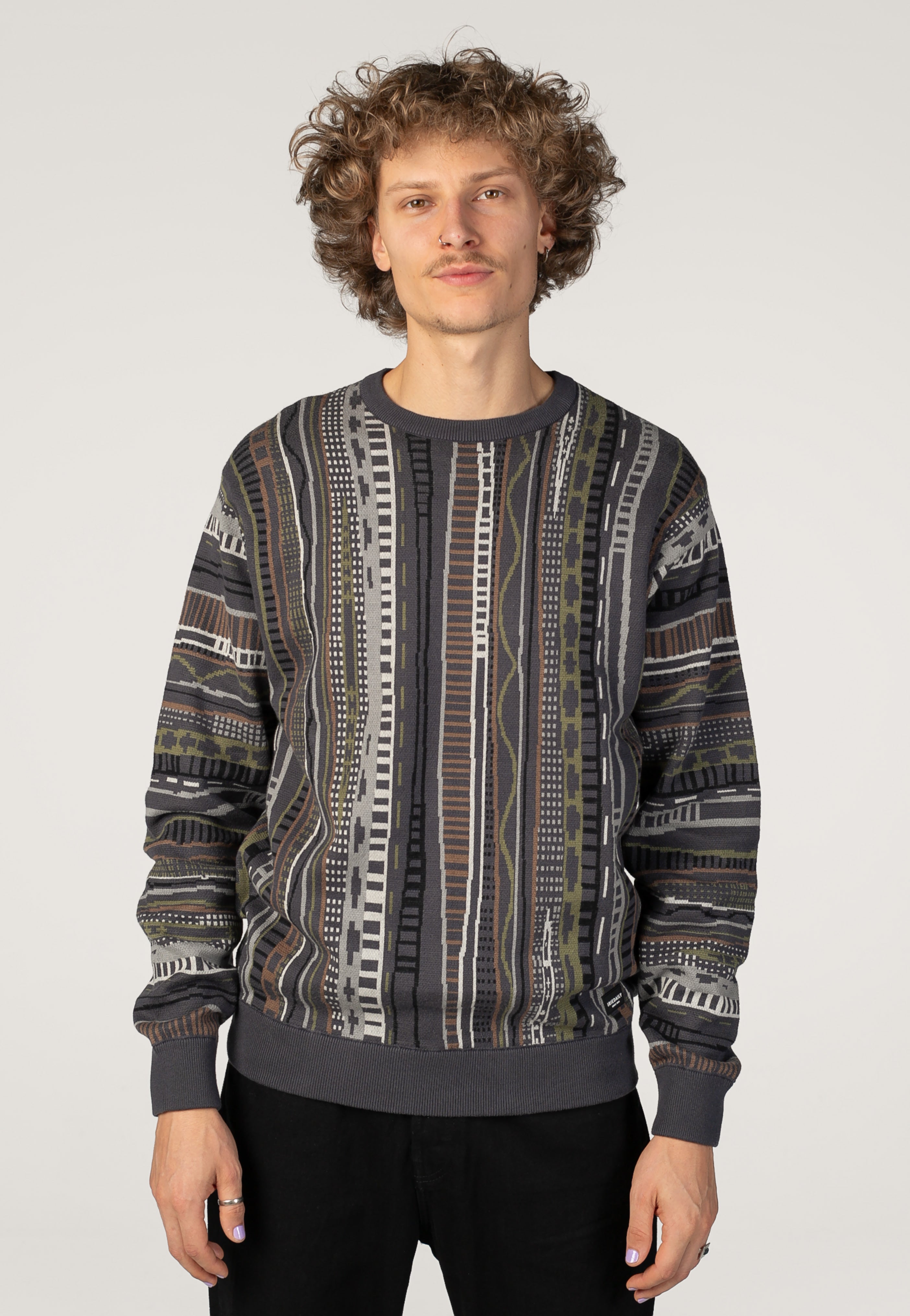 Iriedaily - Theodore Knit Coal - Pullover | Men-Image