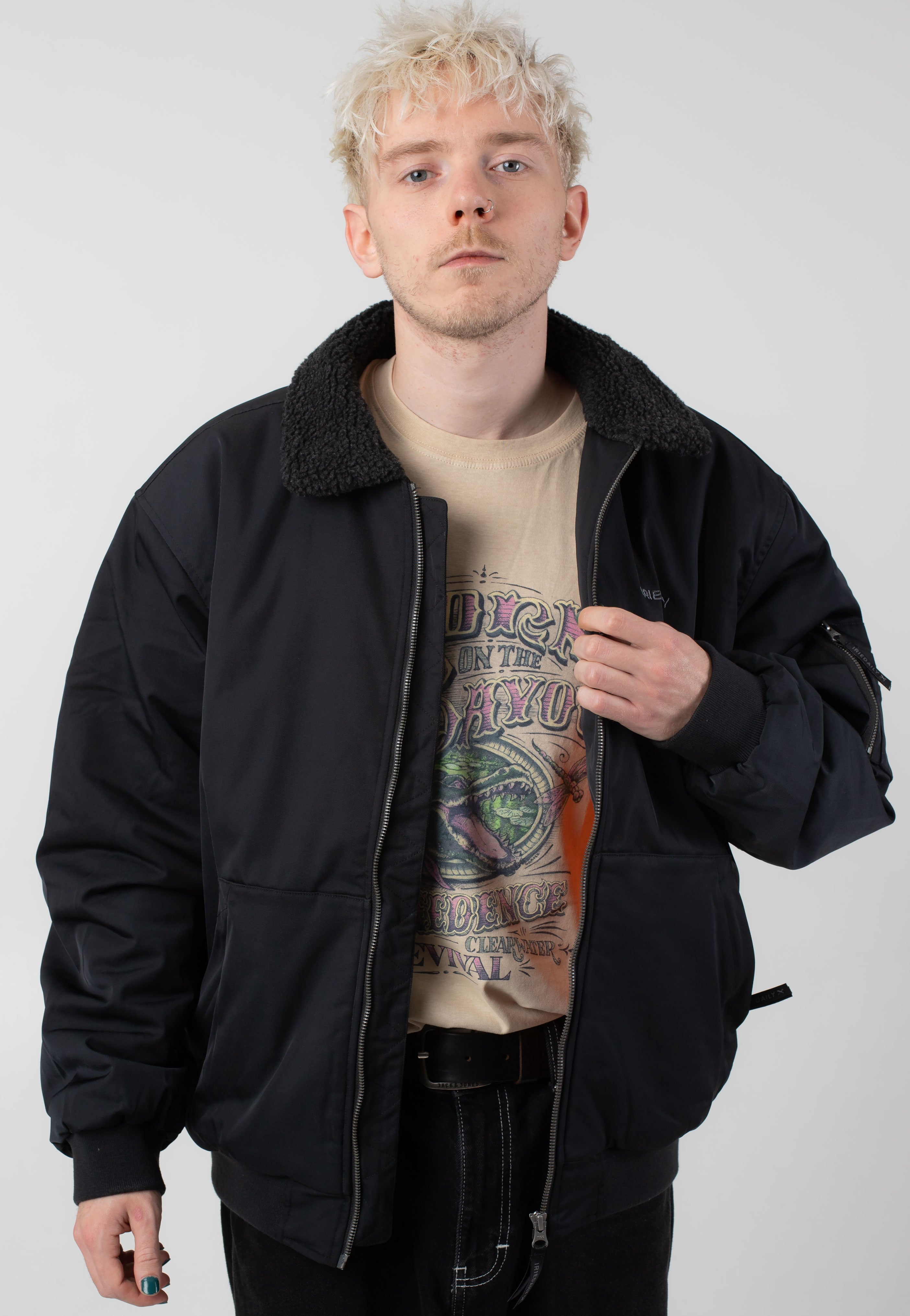 Iriedaily - U Rope Pilot Black - Jacket | Men-Image
