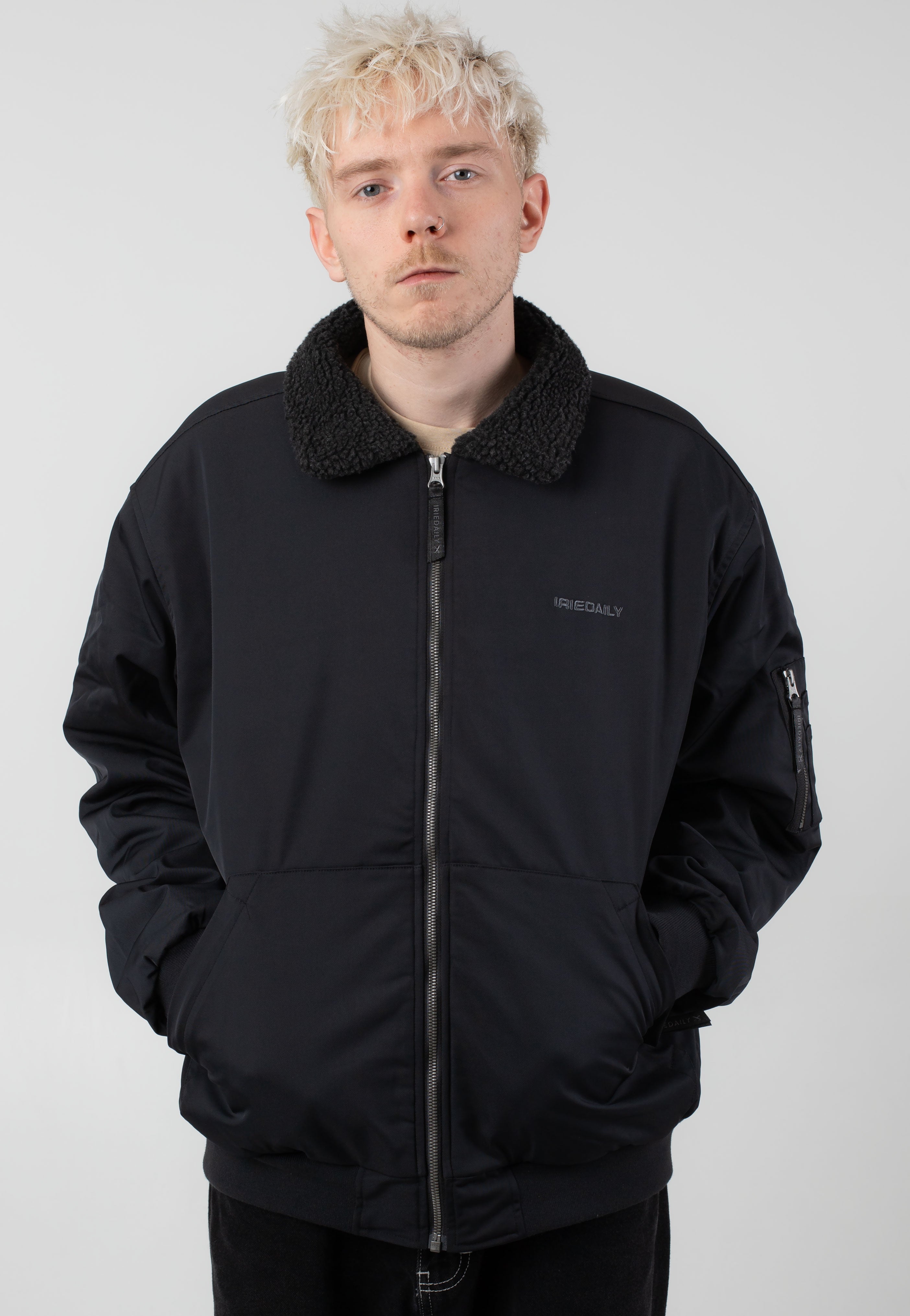 Iriedaily - U Rope Pilot Black - Jacket | Men-Image