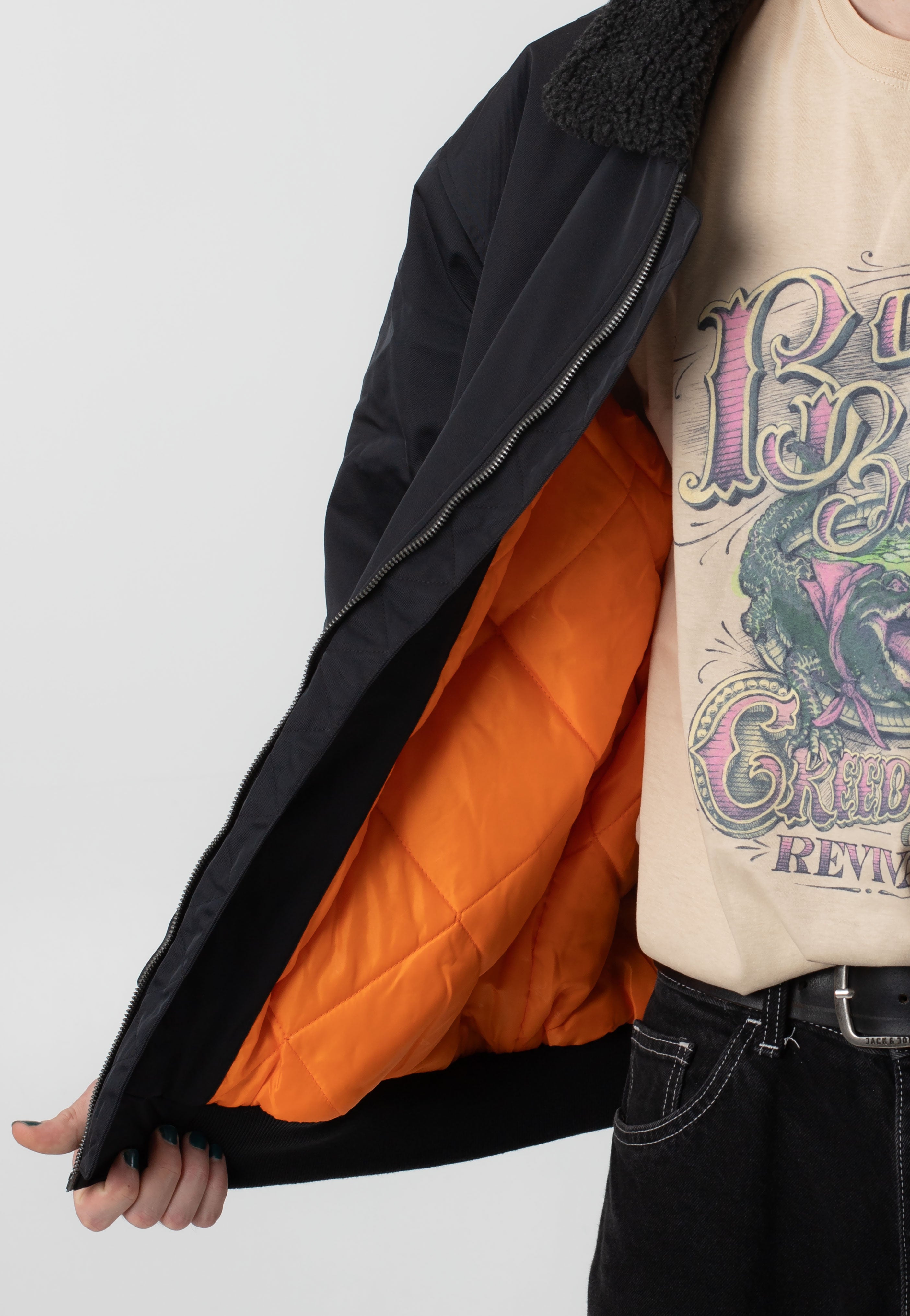 Iriedaily - U Rope Pilot Black - Jacket | Men-Image