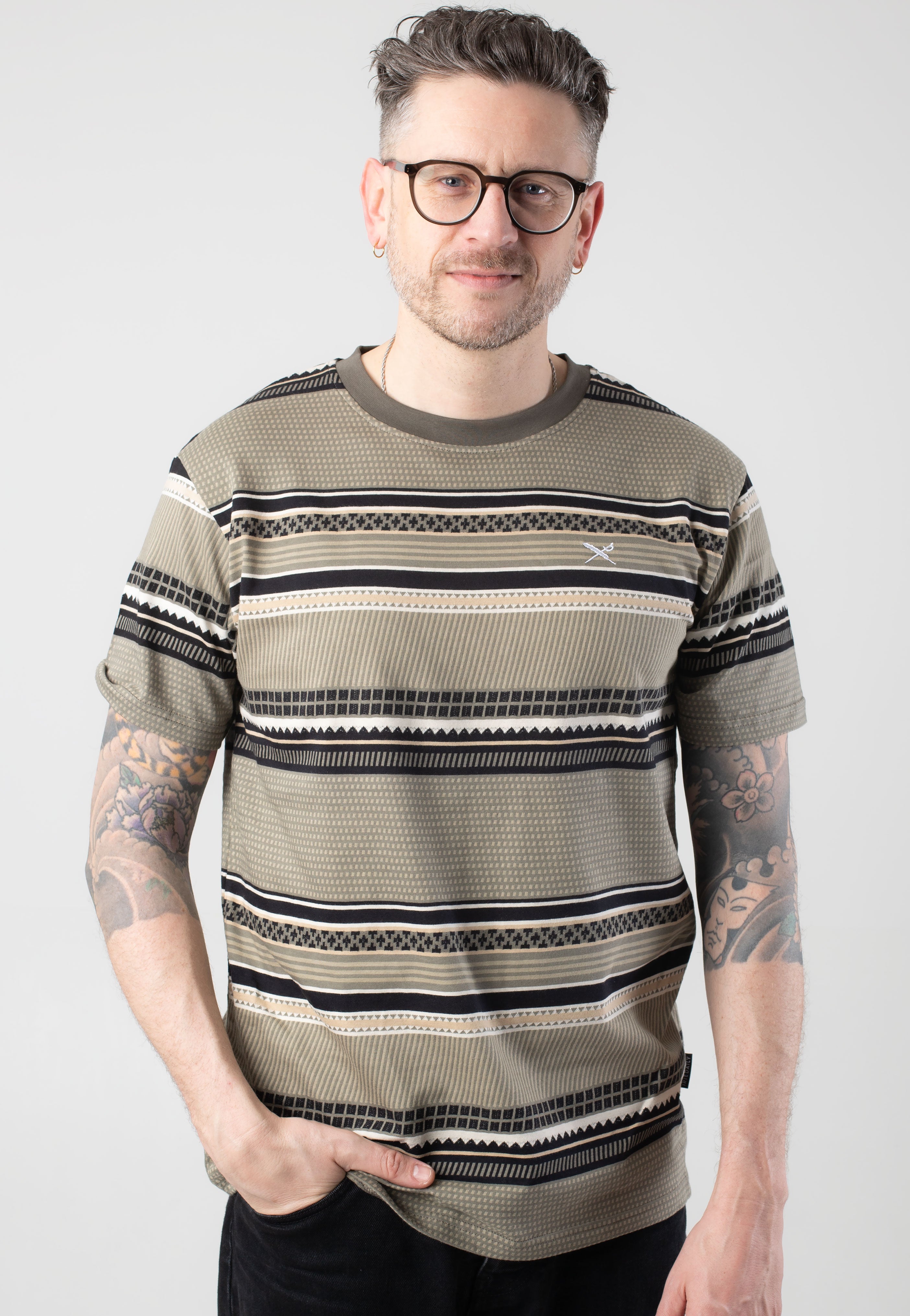 Iriedaily - Vintachi Black Olive - T-Shirt | Men-Image