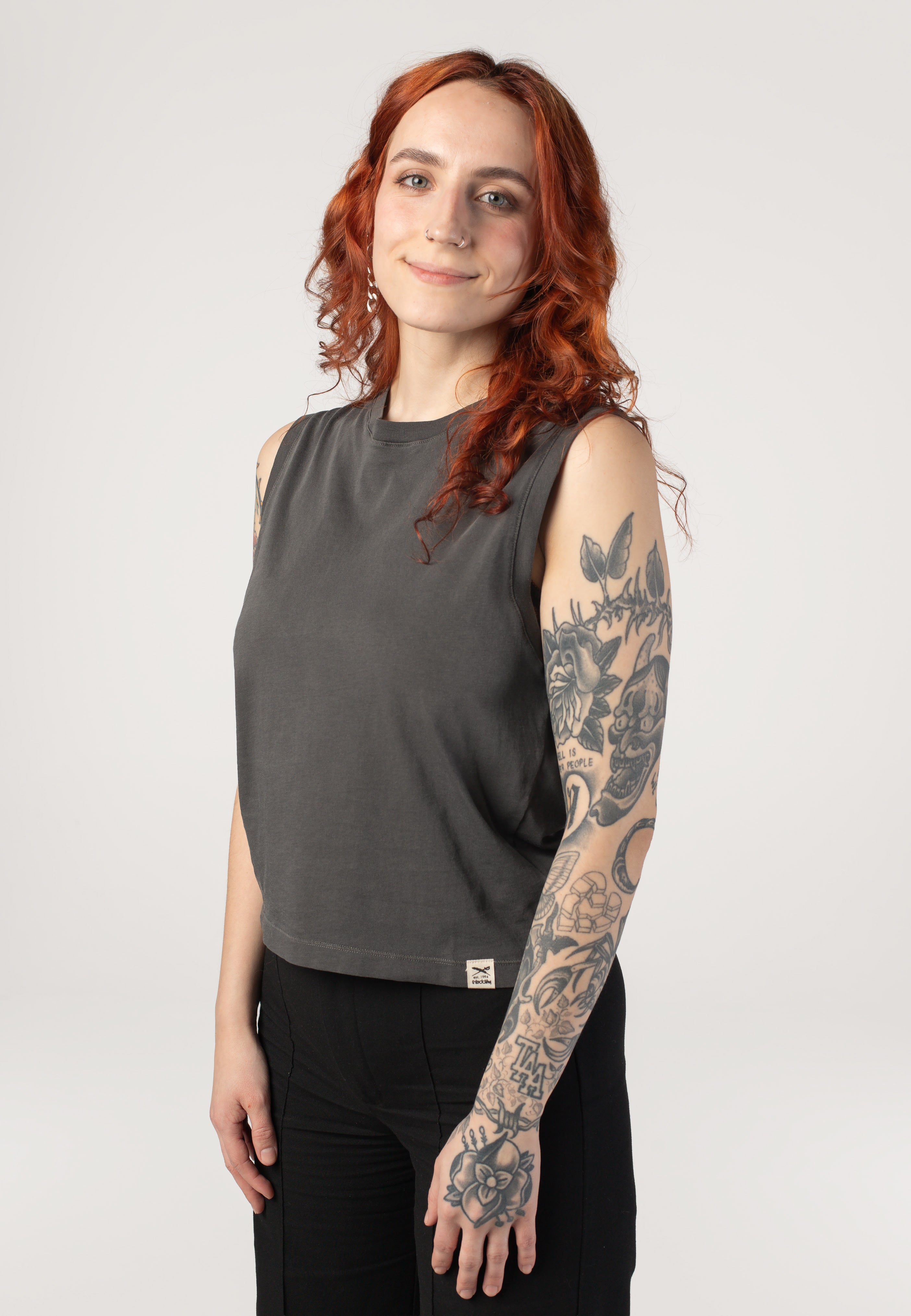 Iriedaily - Vinty Off Black - Tank | Women-Image