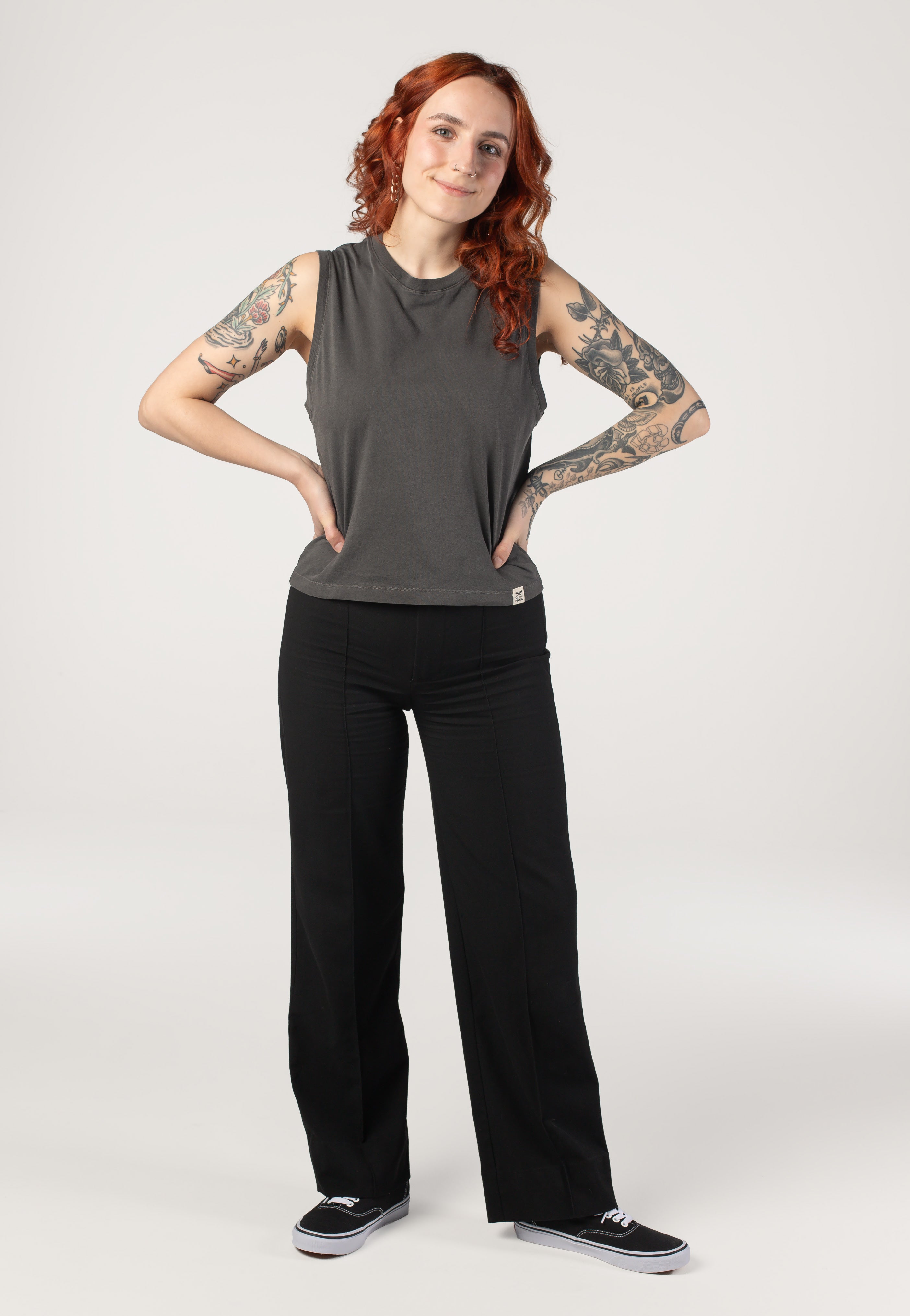 Iriedaily - Vinty Off Black - Tank | Women-Image