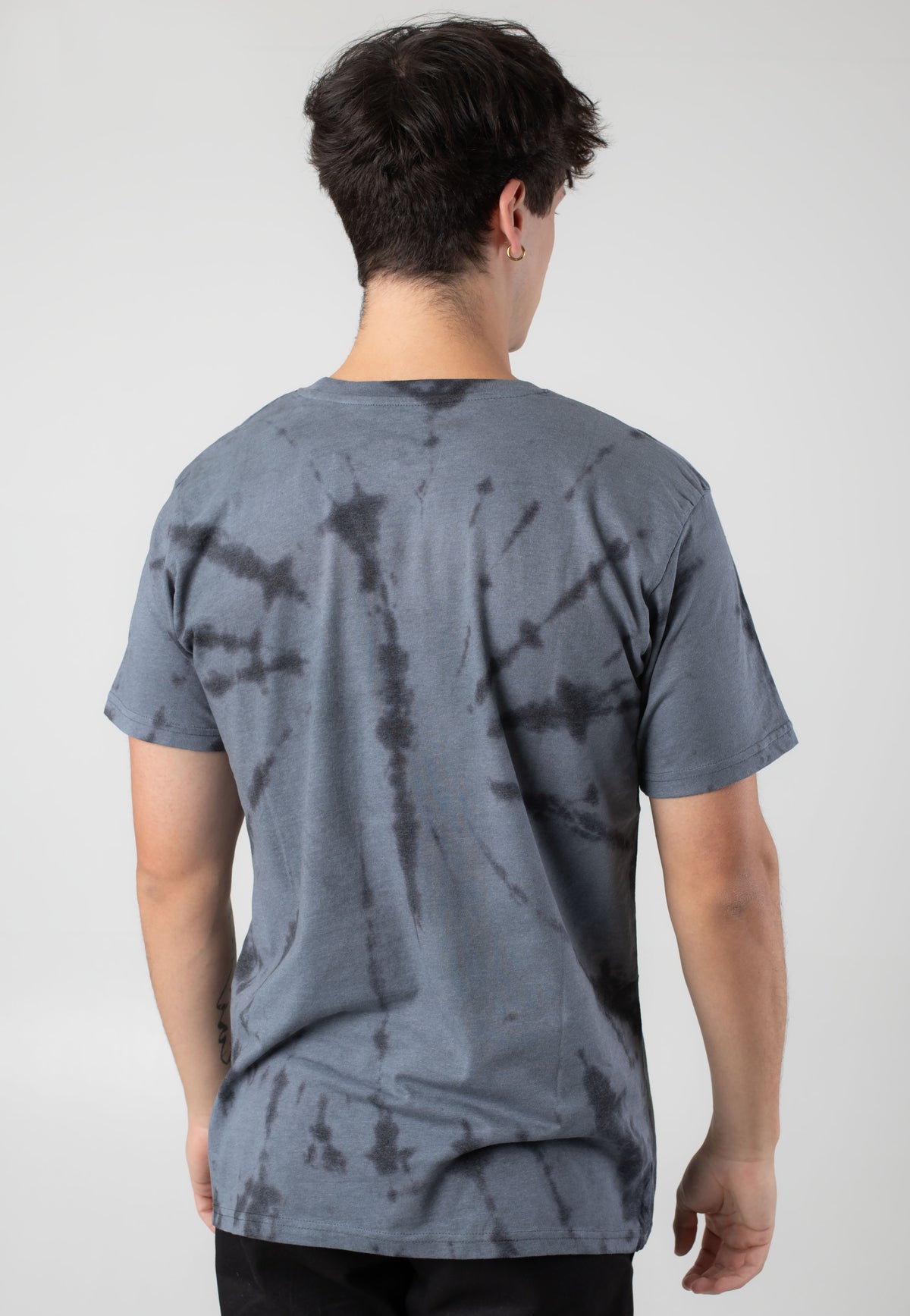 Iron Maiden Logo Washed Charcoal T-Shirt | Men-Image