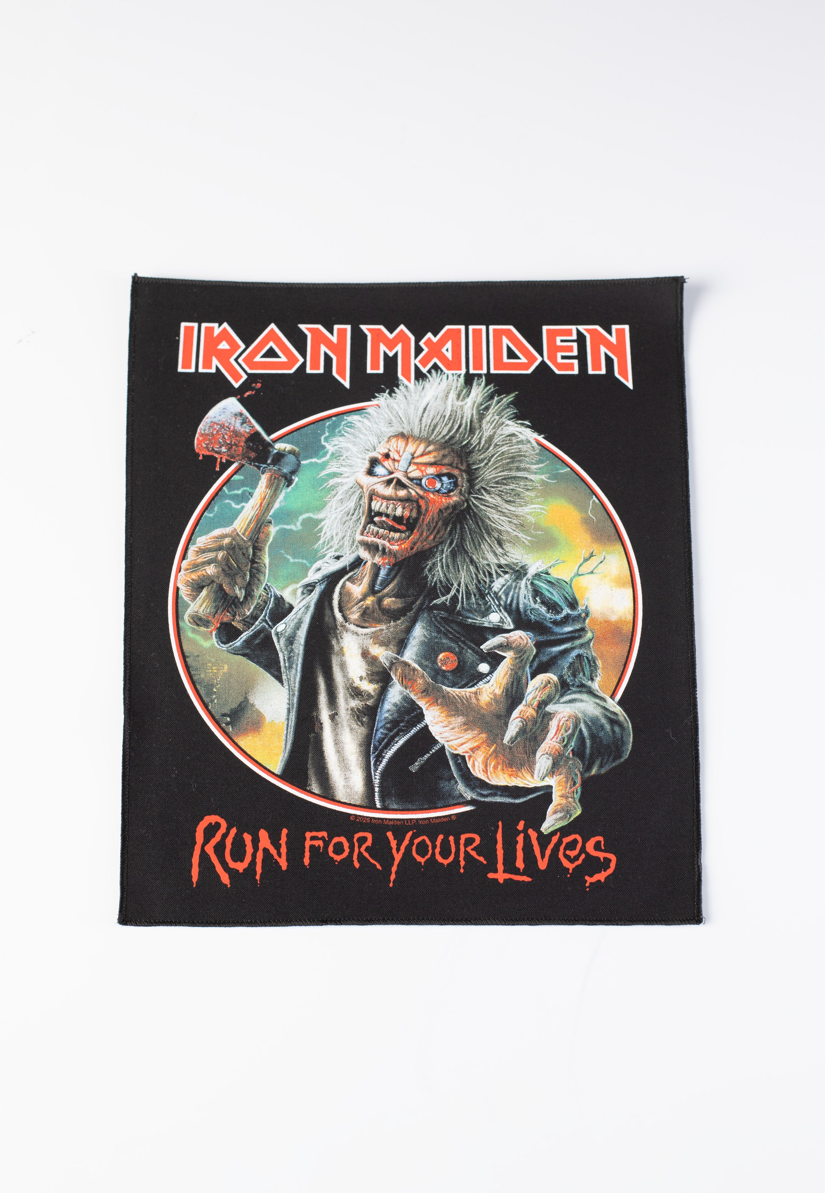 Iron Maiden - Run For Your Lives - Backpatch | Neutral-Image
