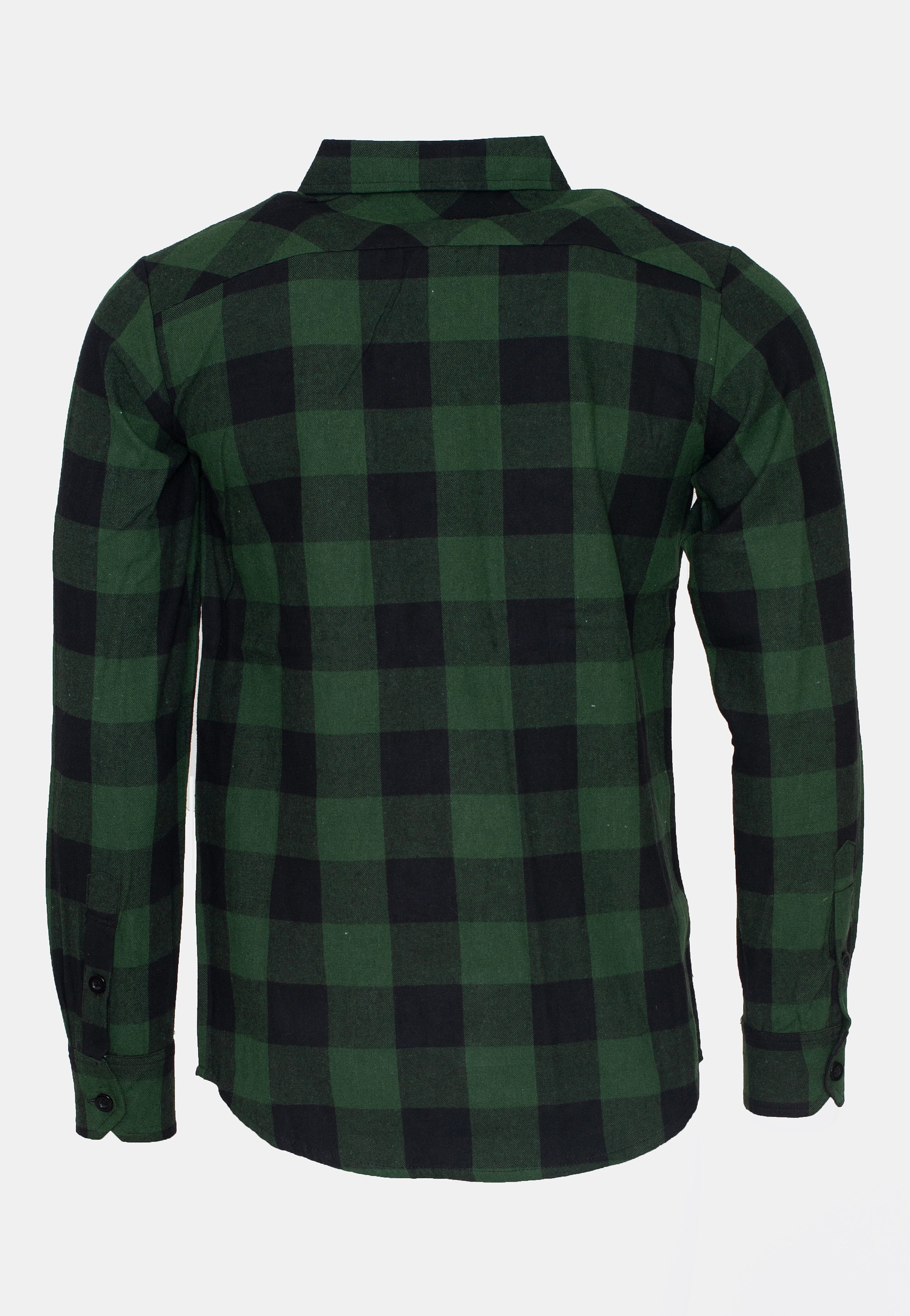 Ironnail - Hooft Black/Forestgreen Flanell - Shirt | Men-Image