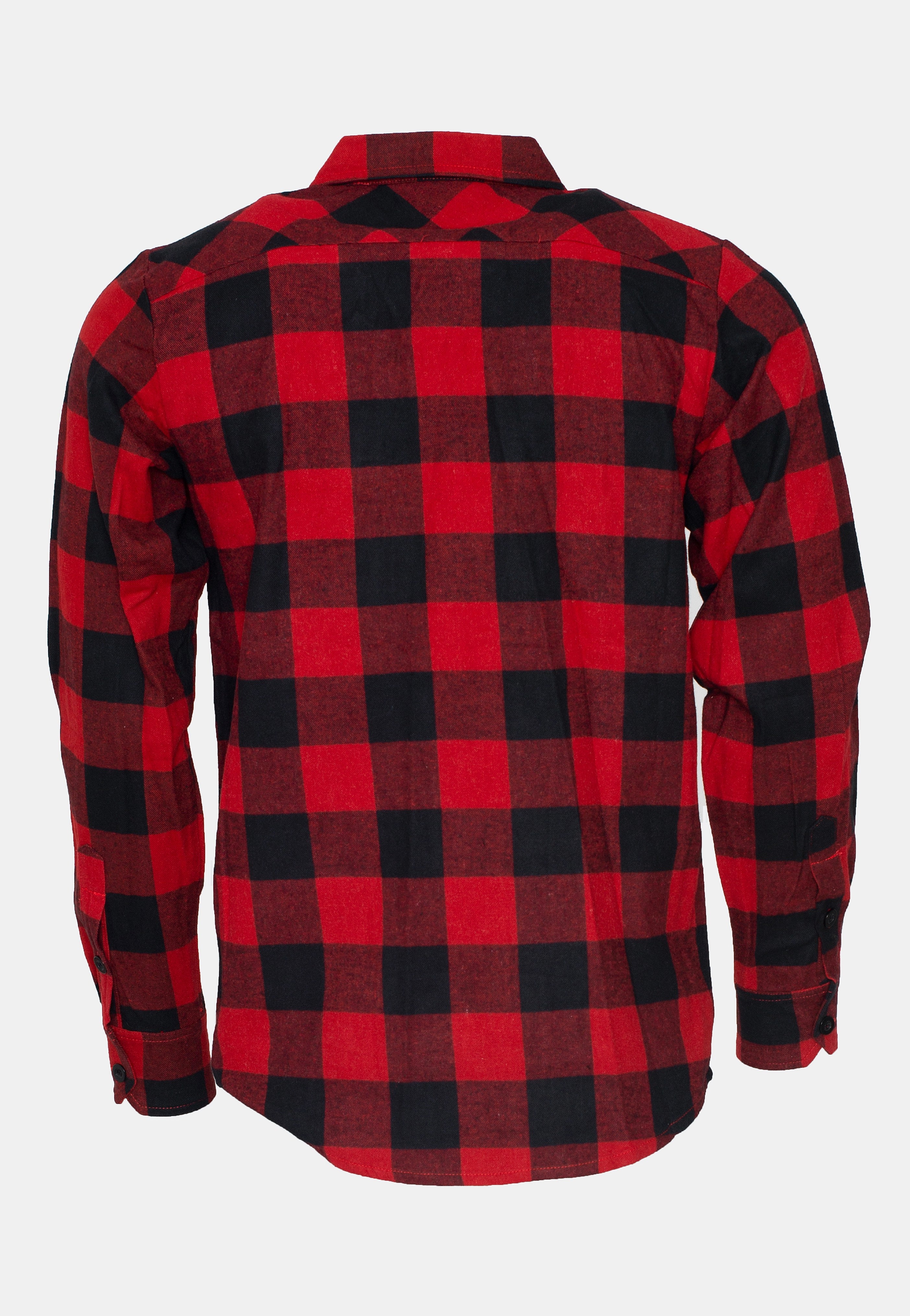 Ironnail - Hooft Black/Red Flanell - Shirt | Men-Image