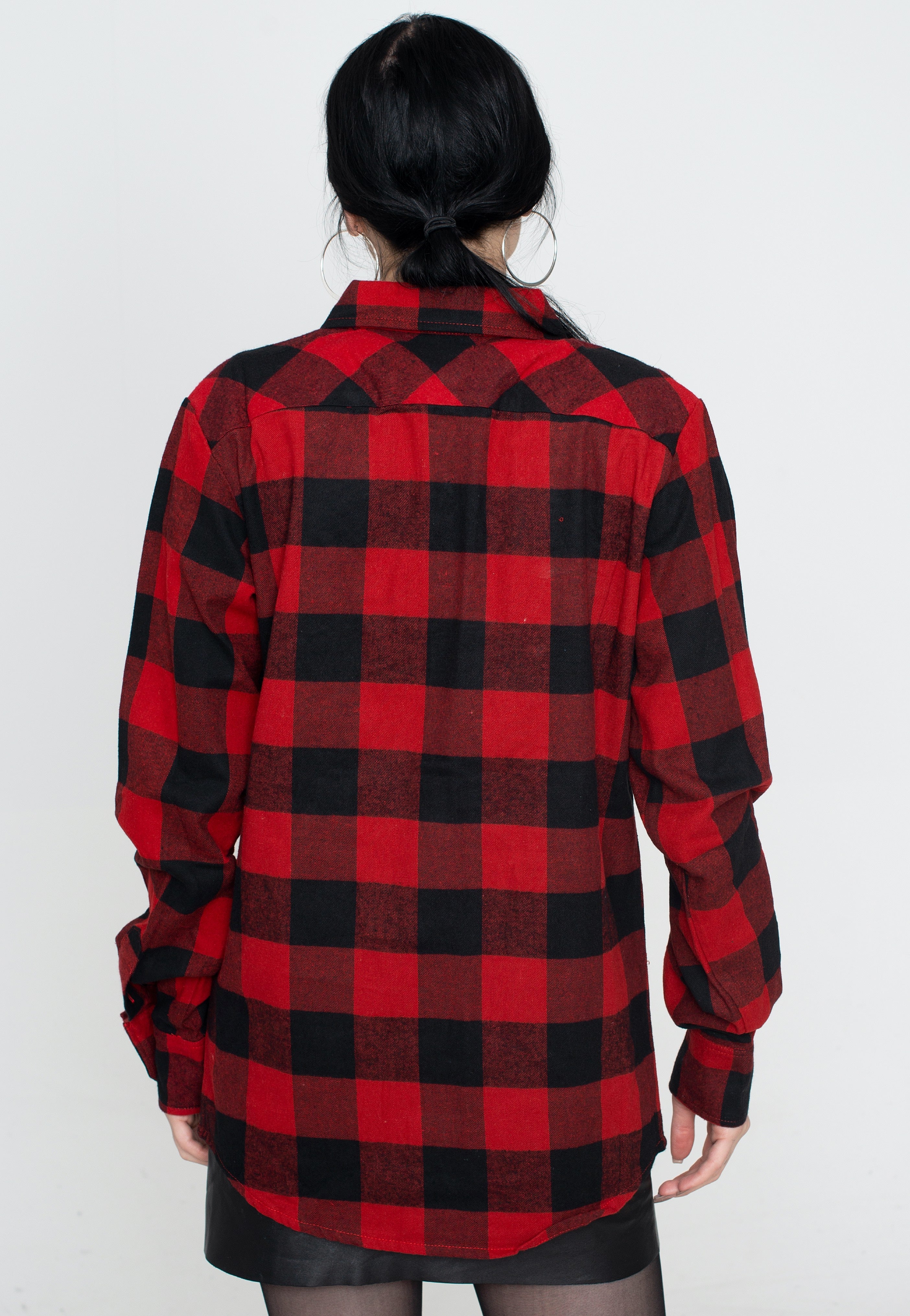 Ironnail - Hooft Black/Red Flanell - Shirt | Women-Image