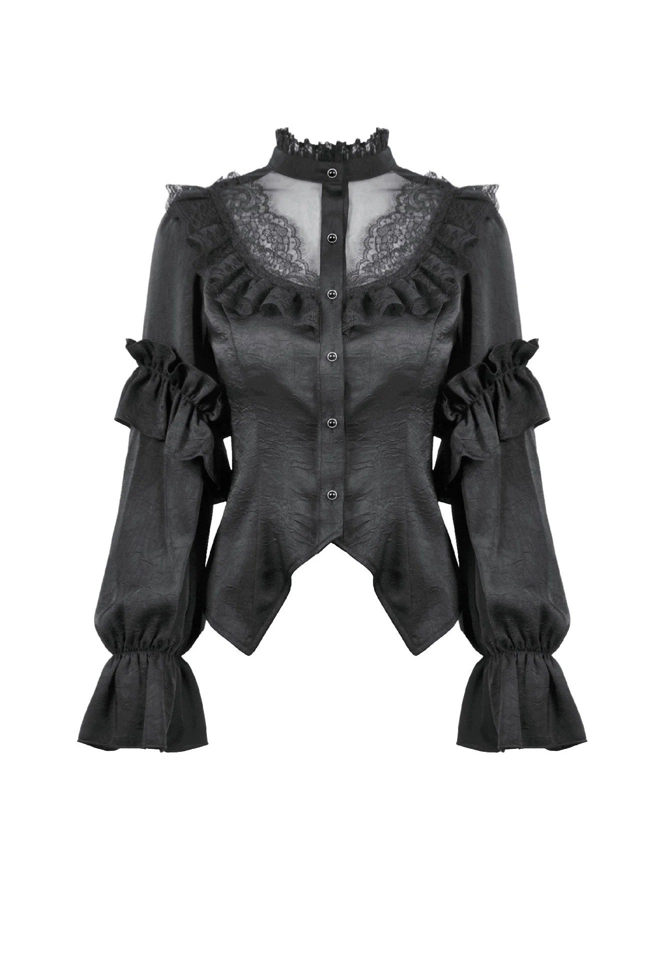 Dark In Love - Raven's Kiss Gothic Court - Blouse | Women-Image