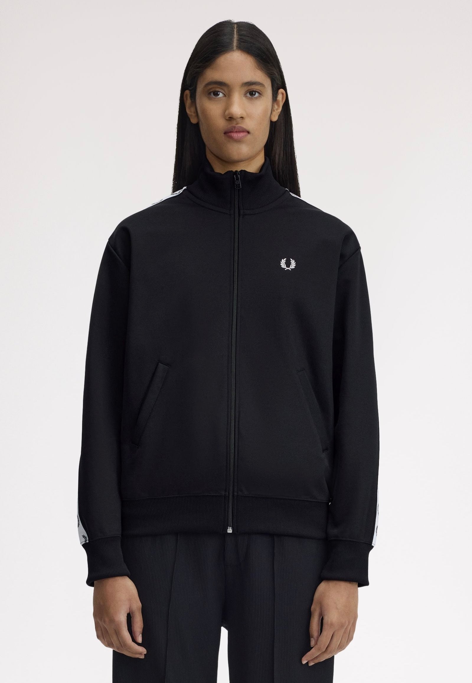 Fred Perry - Taped Black - Track Jacket | Women-Image
