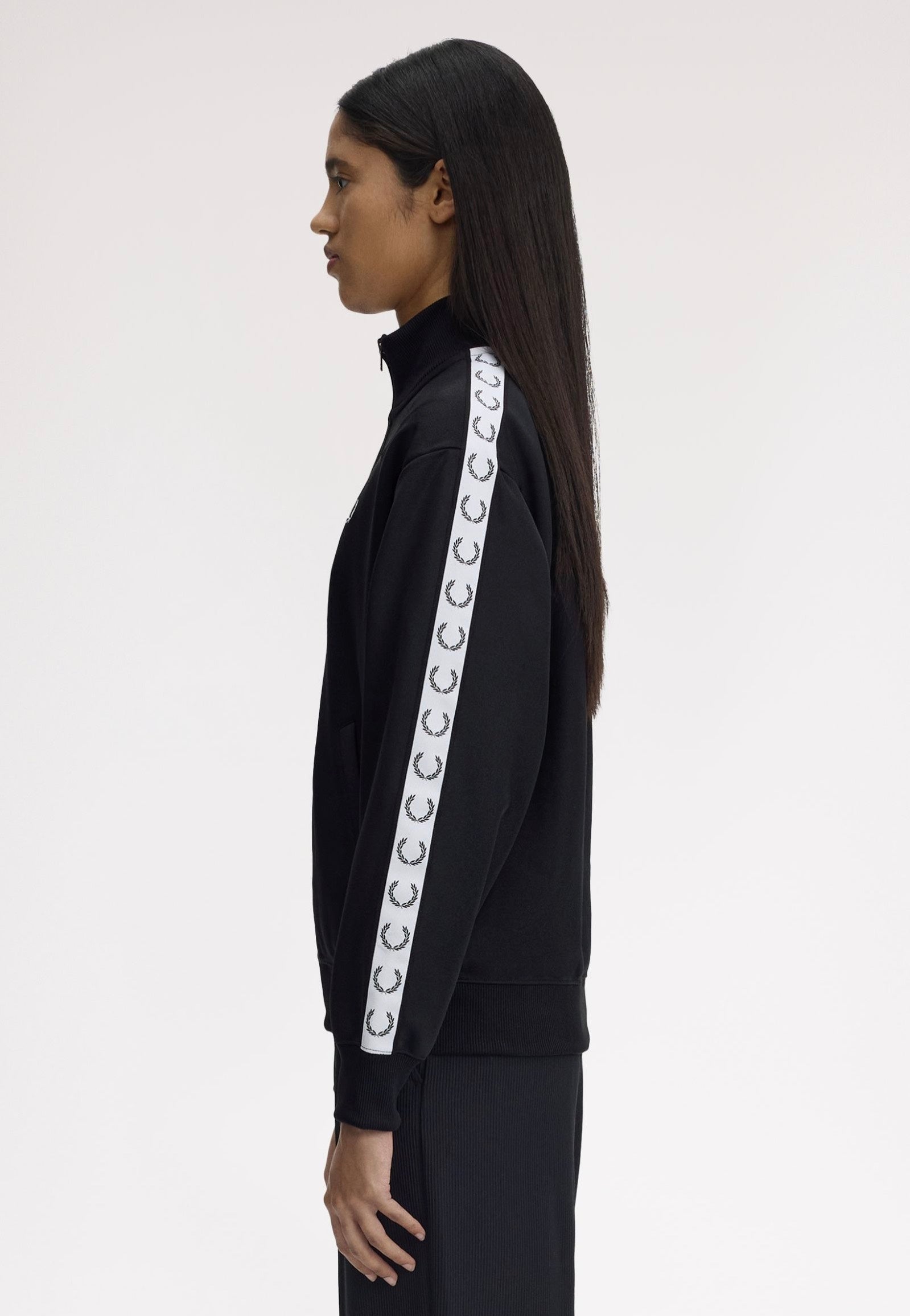 Fred Perry - Taped Black - Track Jacket | Women-Image