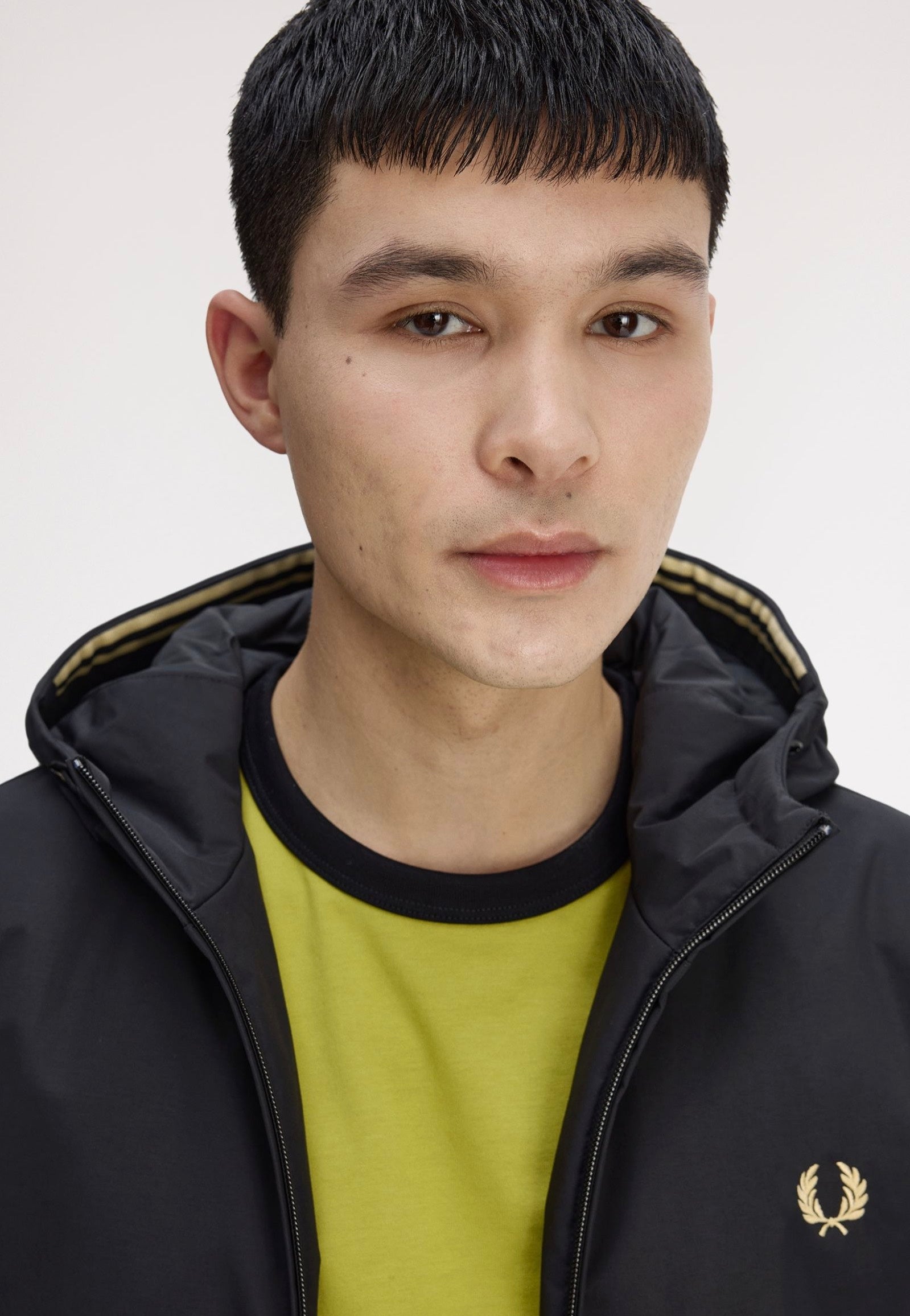 Fred Perry - Hooded Brentham Black - Jacket | Men-Image