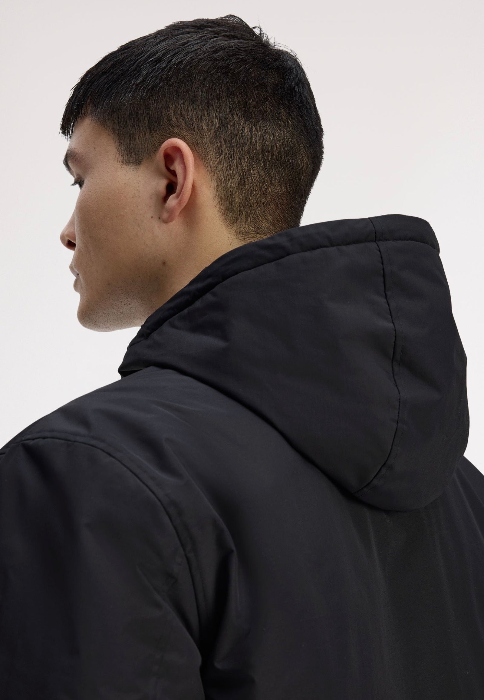 Fred Perry - Hooded Brentham Black - Jacket | Men-Image