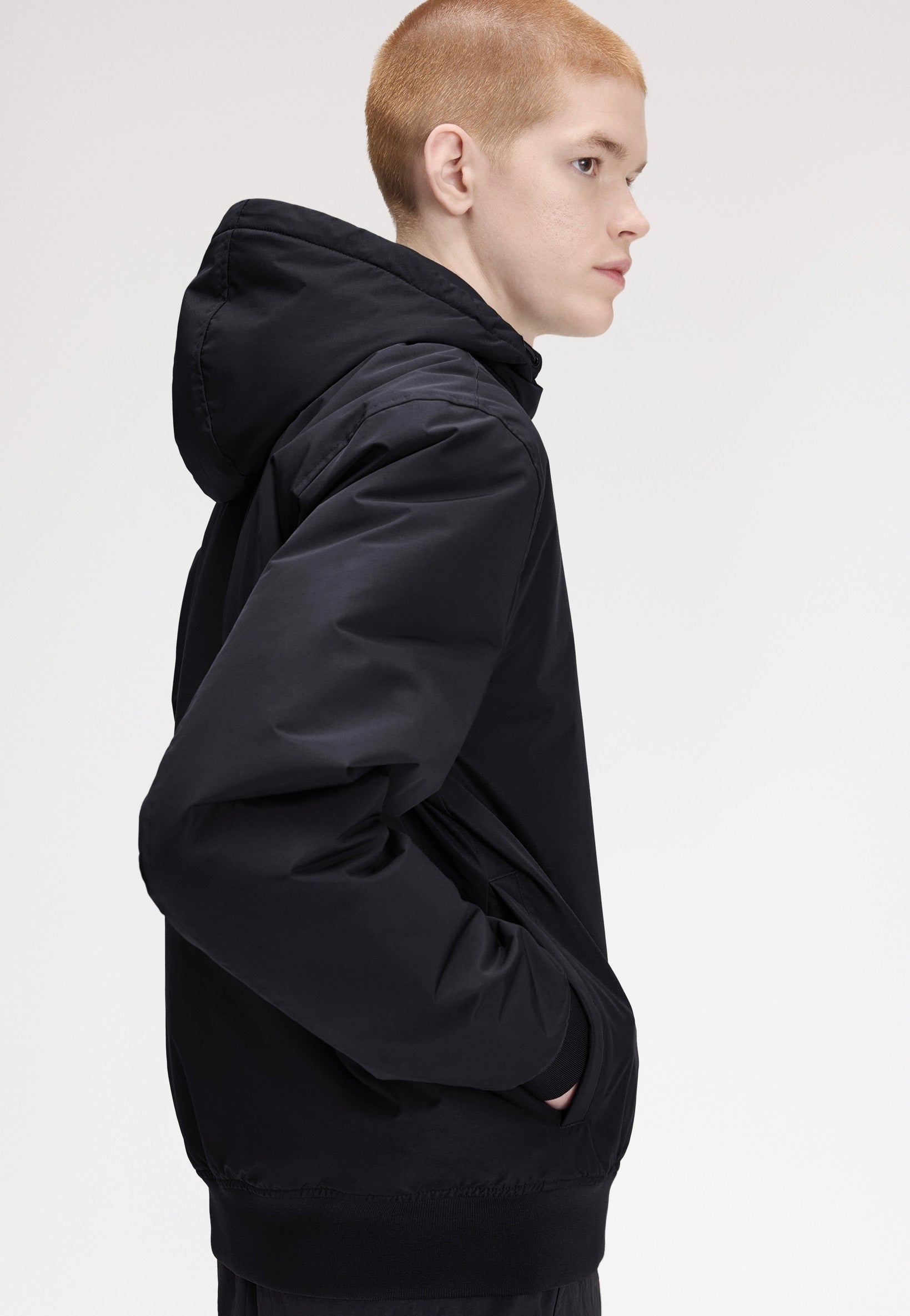 Fred Perry - Hooded Brentham Black - Jacket | Men-Image