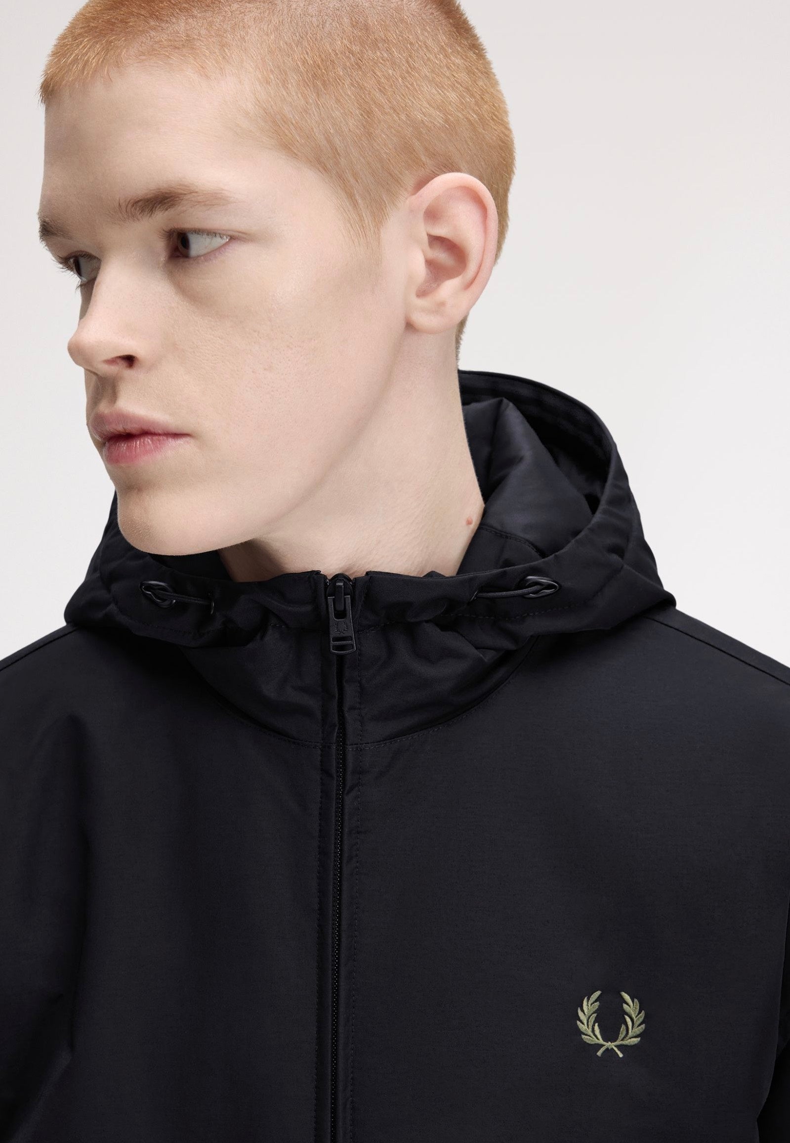 Fred Perry - Hooded Brentham Black - Jacket | Men-Image