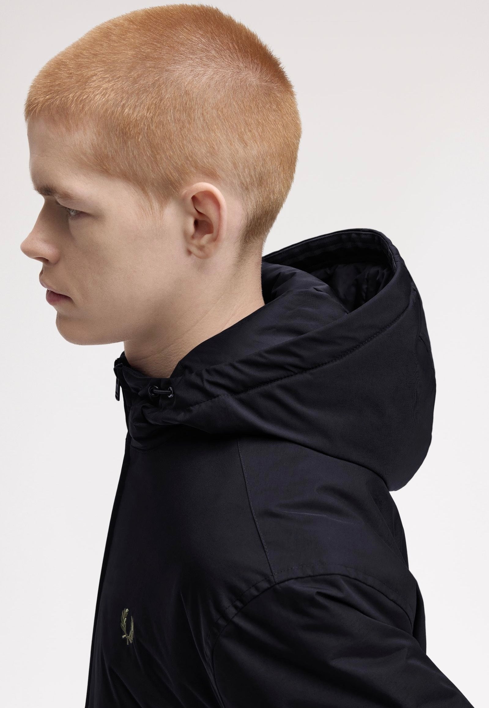 Fred Perry - Hooded Brentham Black - Jacket | Men-Image