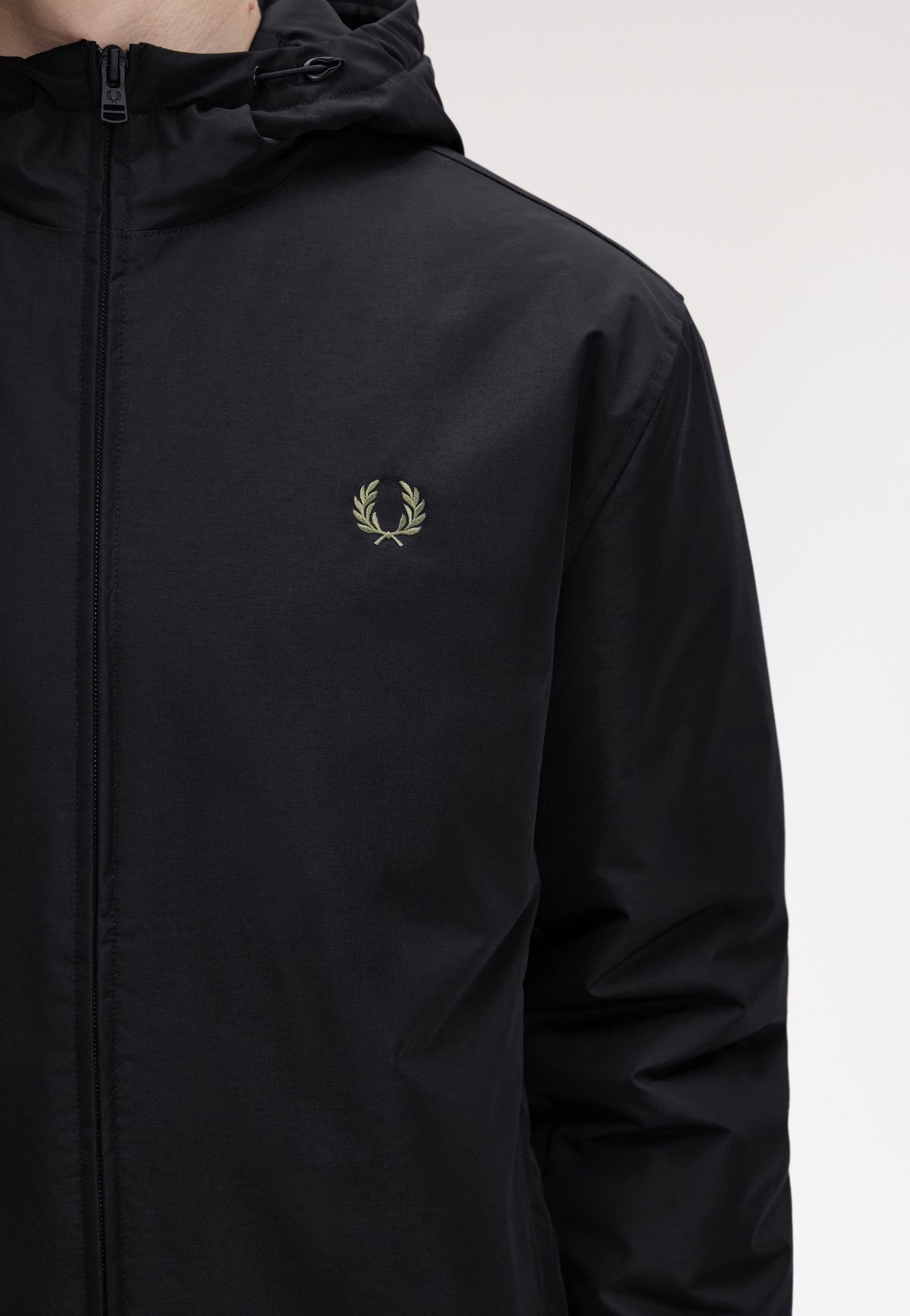 Fred Perry - Hooded Brentham Black - Jacket | Men-Image