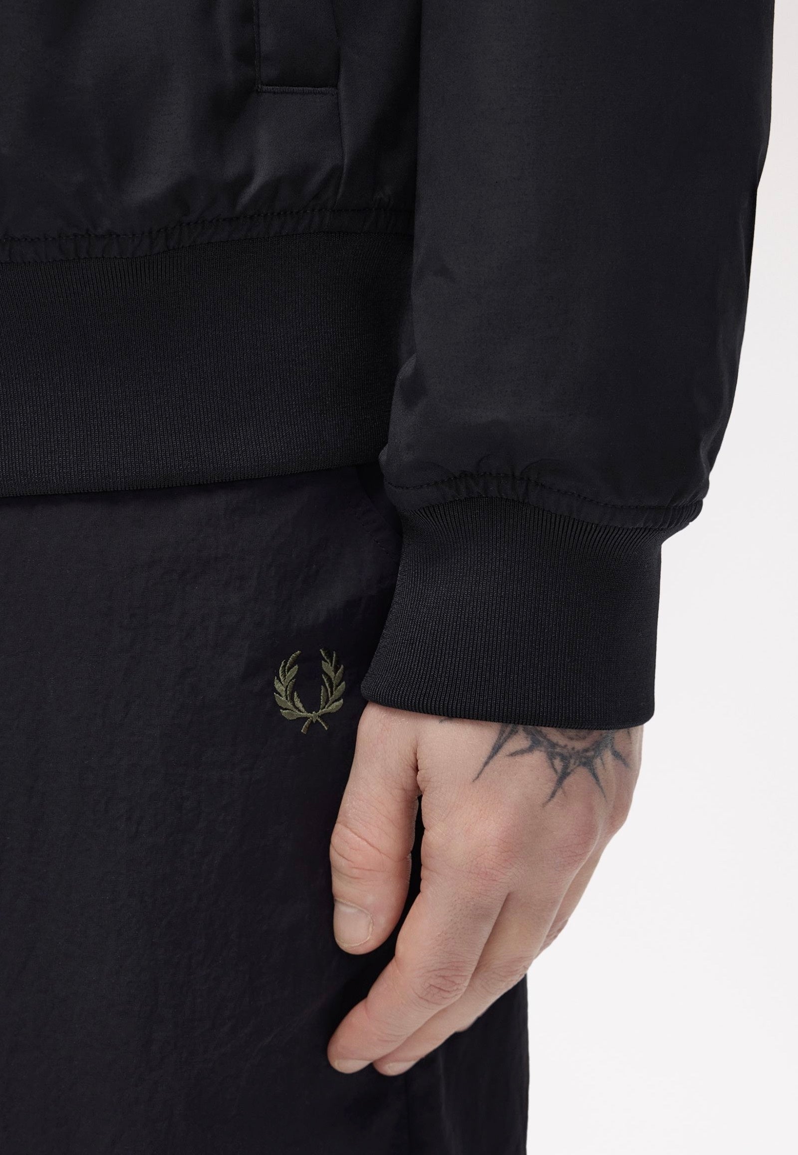 Fred Perry - Hooded Brentham Black - Jacket | Men-Image