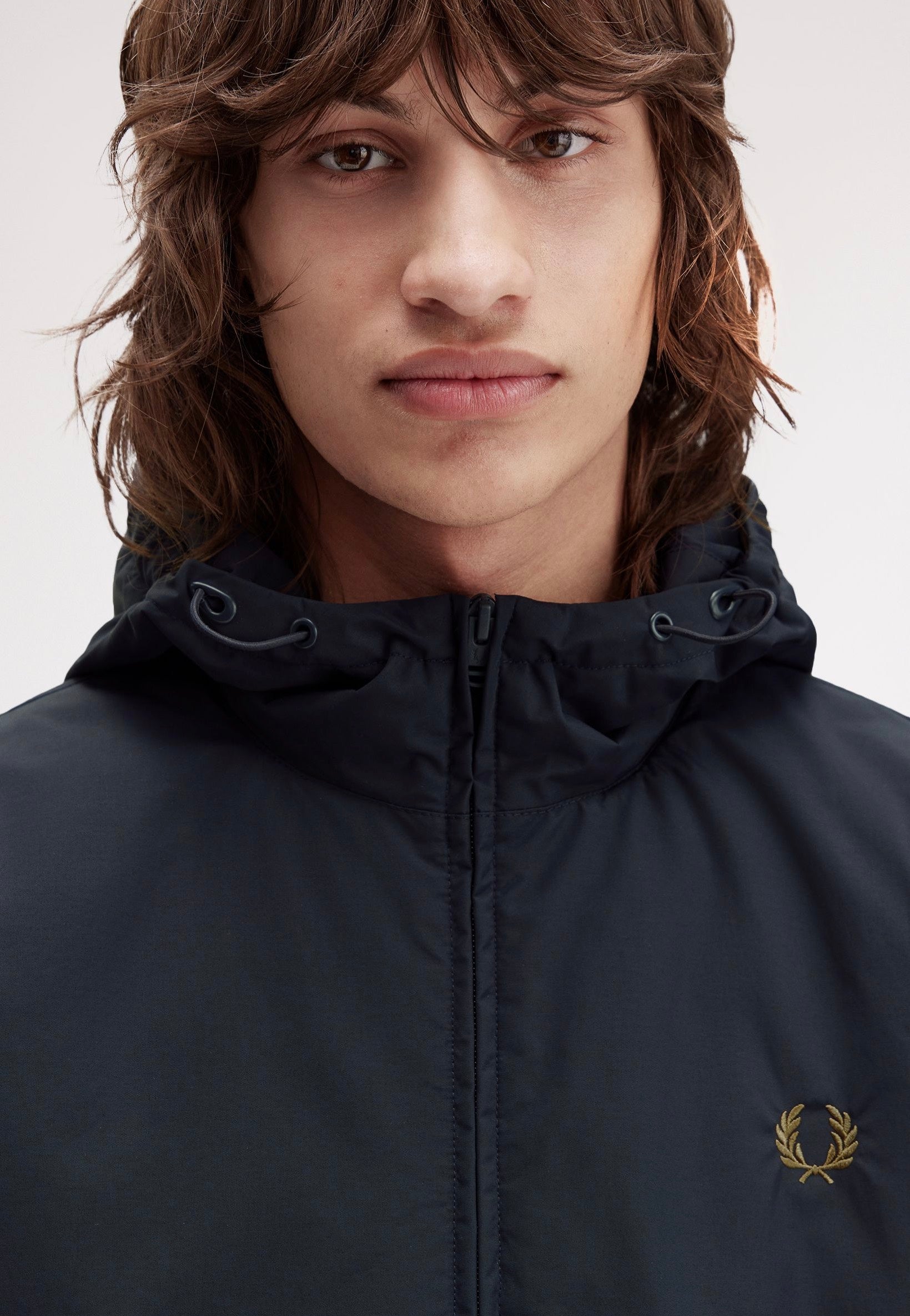 Fred Perry - Hooded Brentham Navy - Jacket | Men-Image