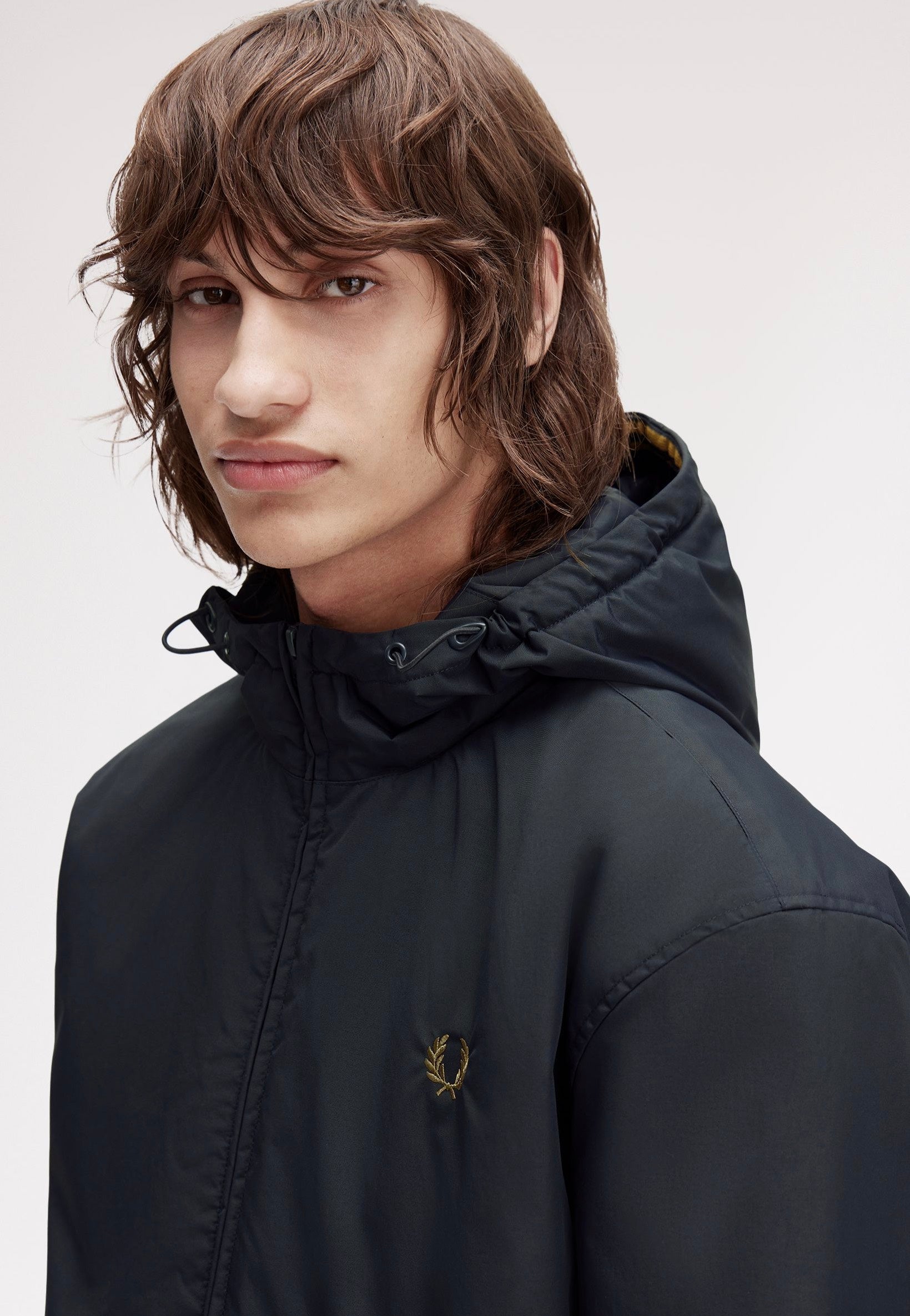 Fred Perry - Hooded Brentham Navy - Jacket | Men-Image