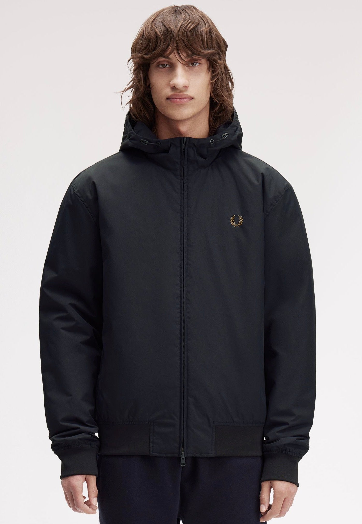 Fred Perry - Hooded Brentham Navy - Jacket | Men-Image