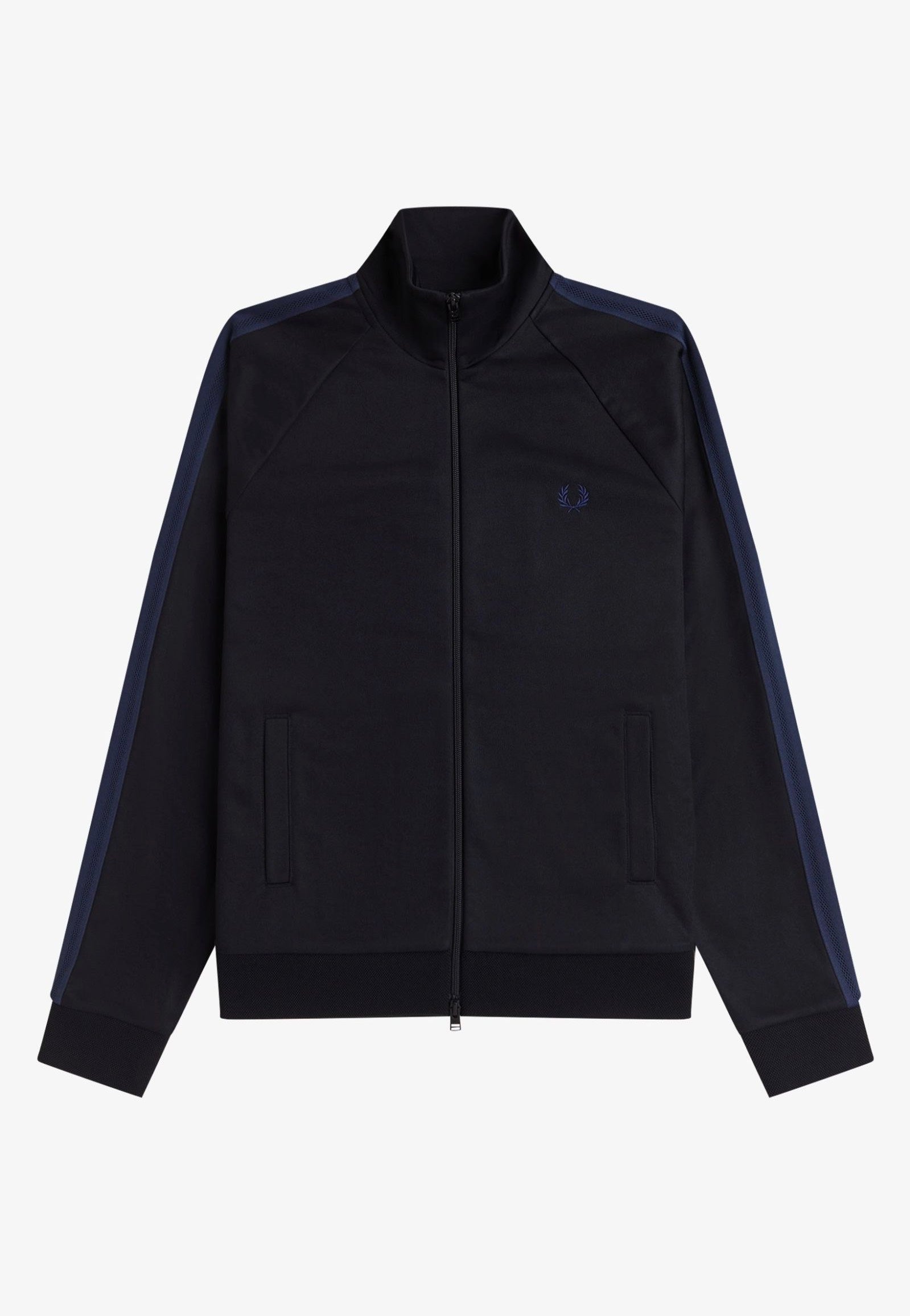 Fred Perry - Mesh Taped Black - Track Jacket | Impericon