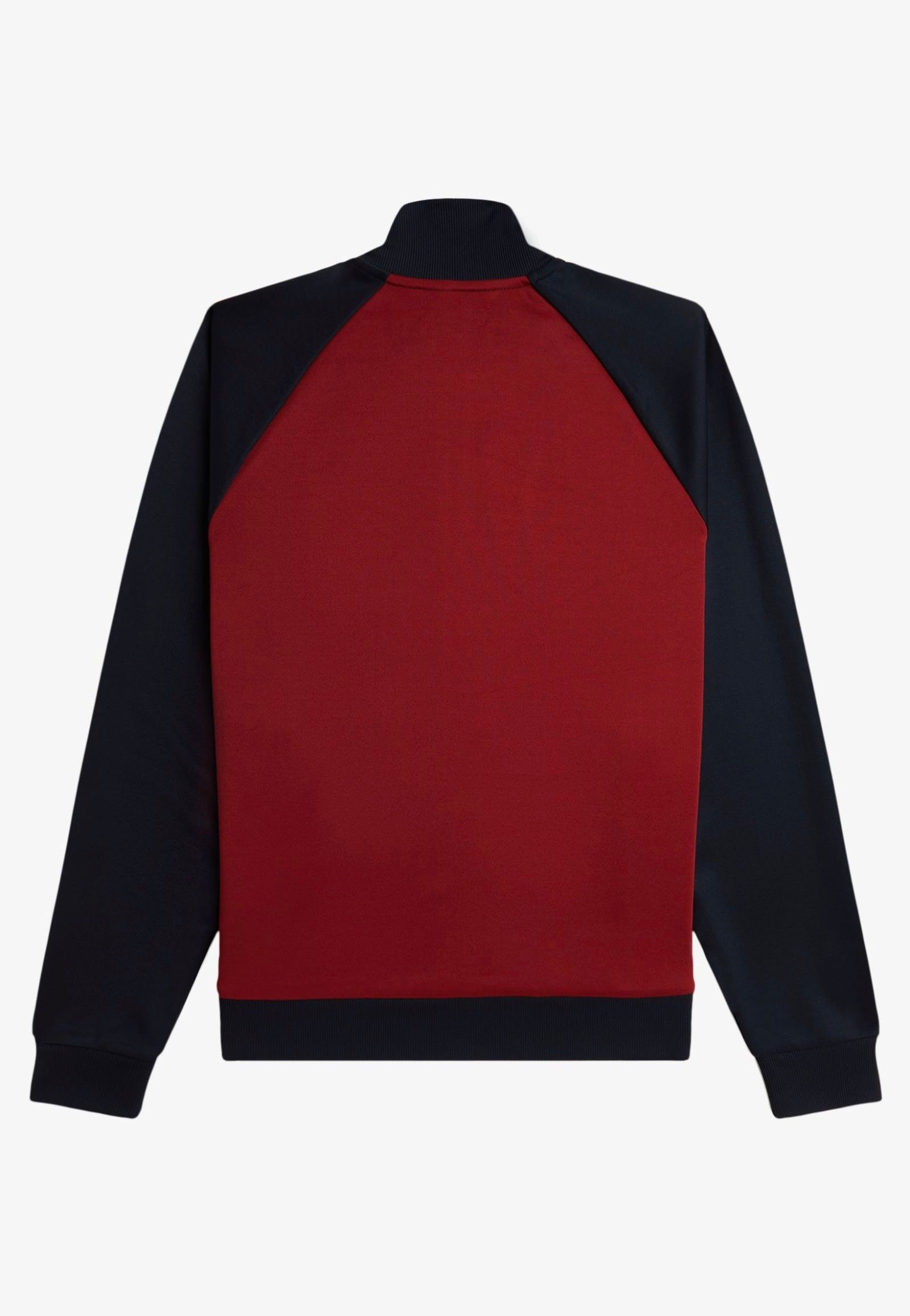 Fred Perry - Contrast Sleeve Burnt Red/Navy - Track Jacket | Men-Image