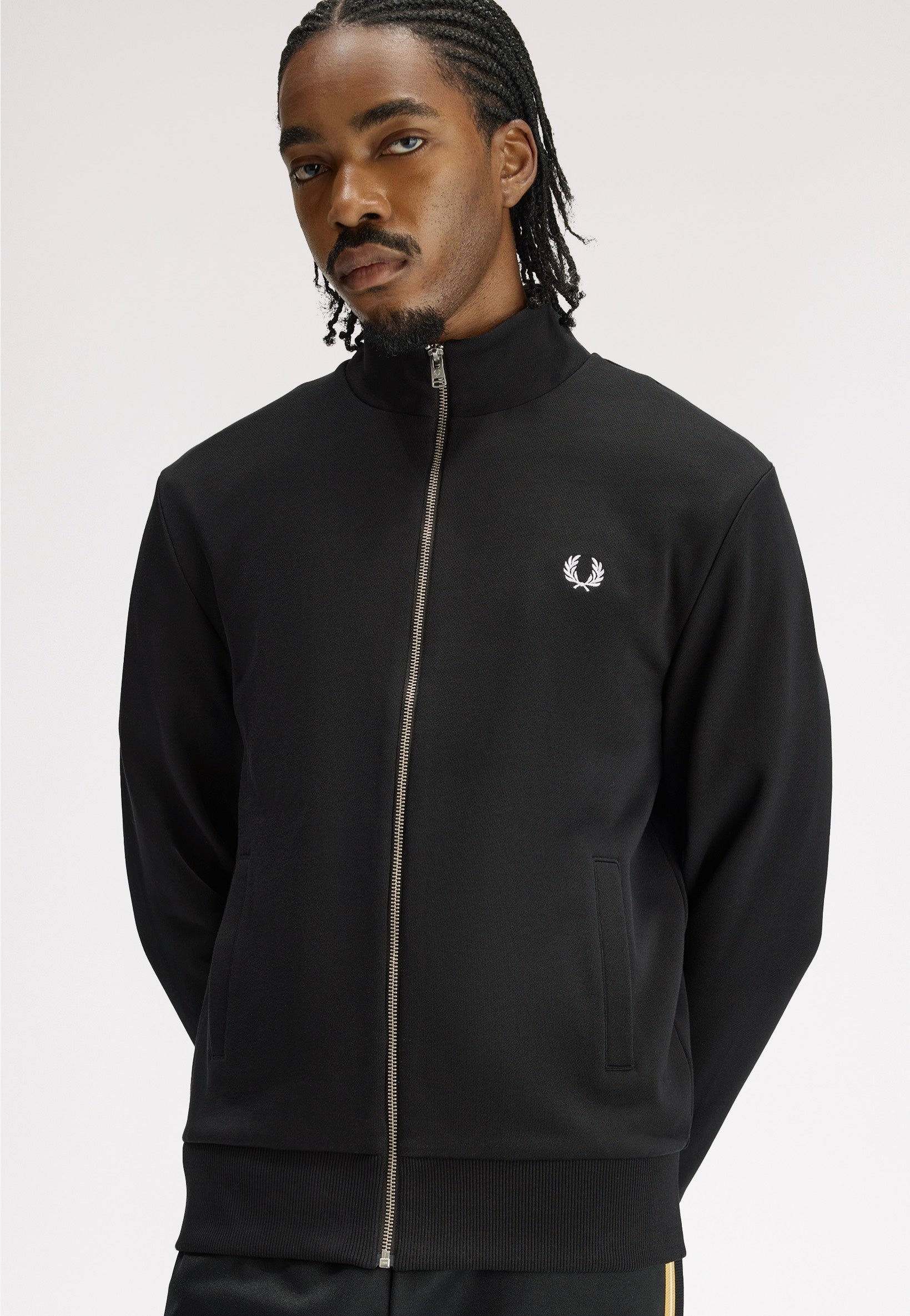 Fred Perry - Zip Through Black - Jacket | Men-Image