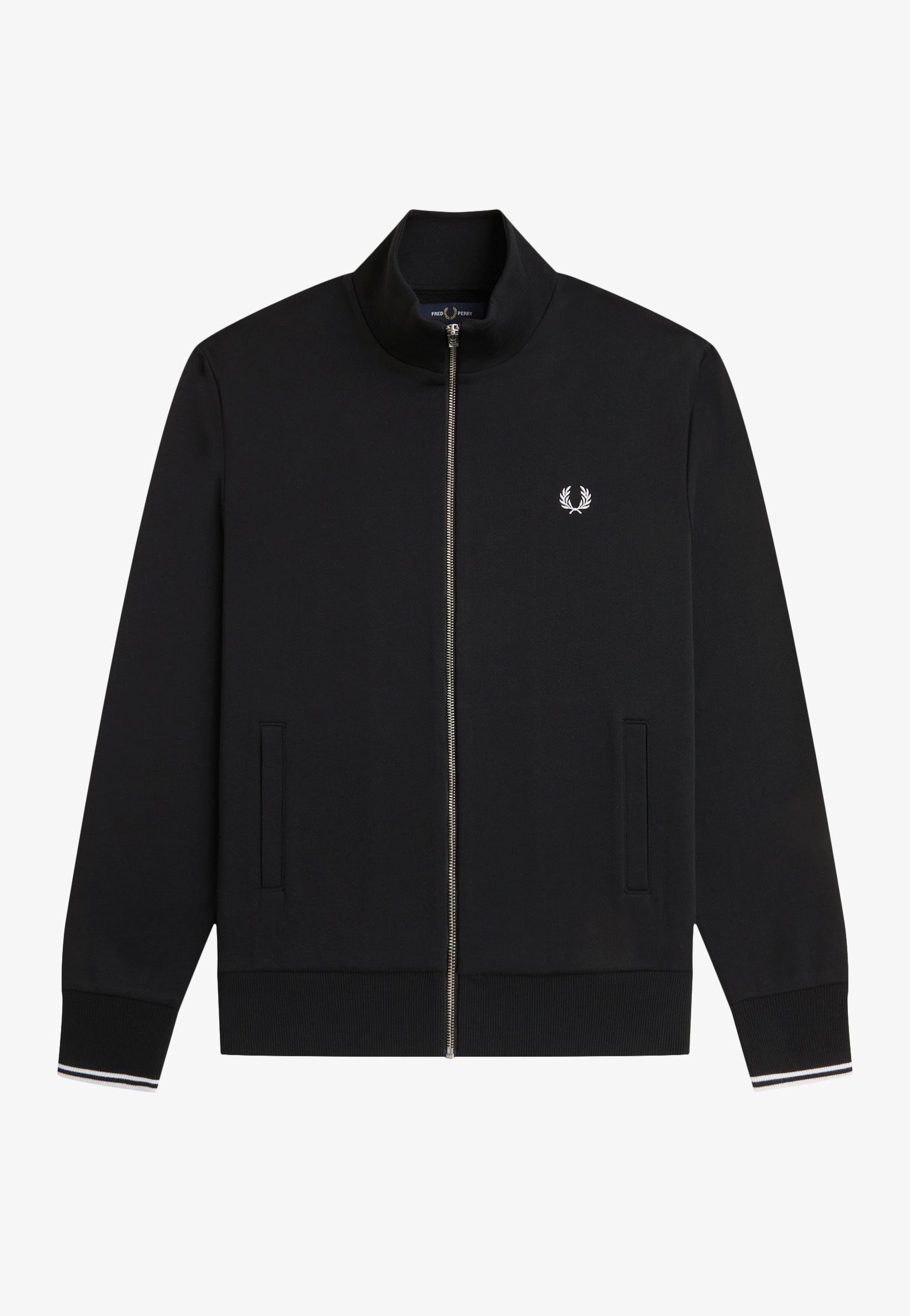 Fred Perry - Zip Through Black - Jacket | Men-Image