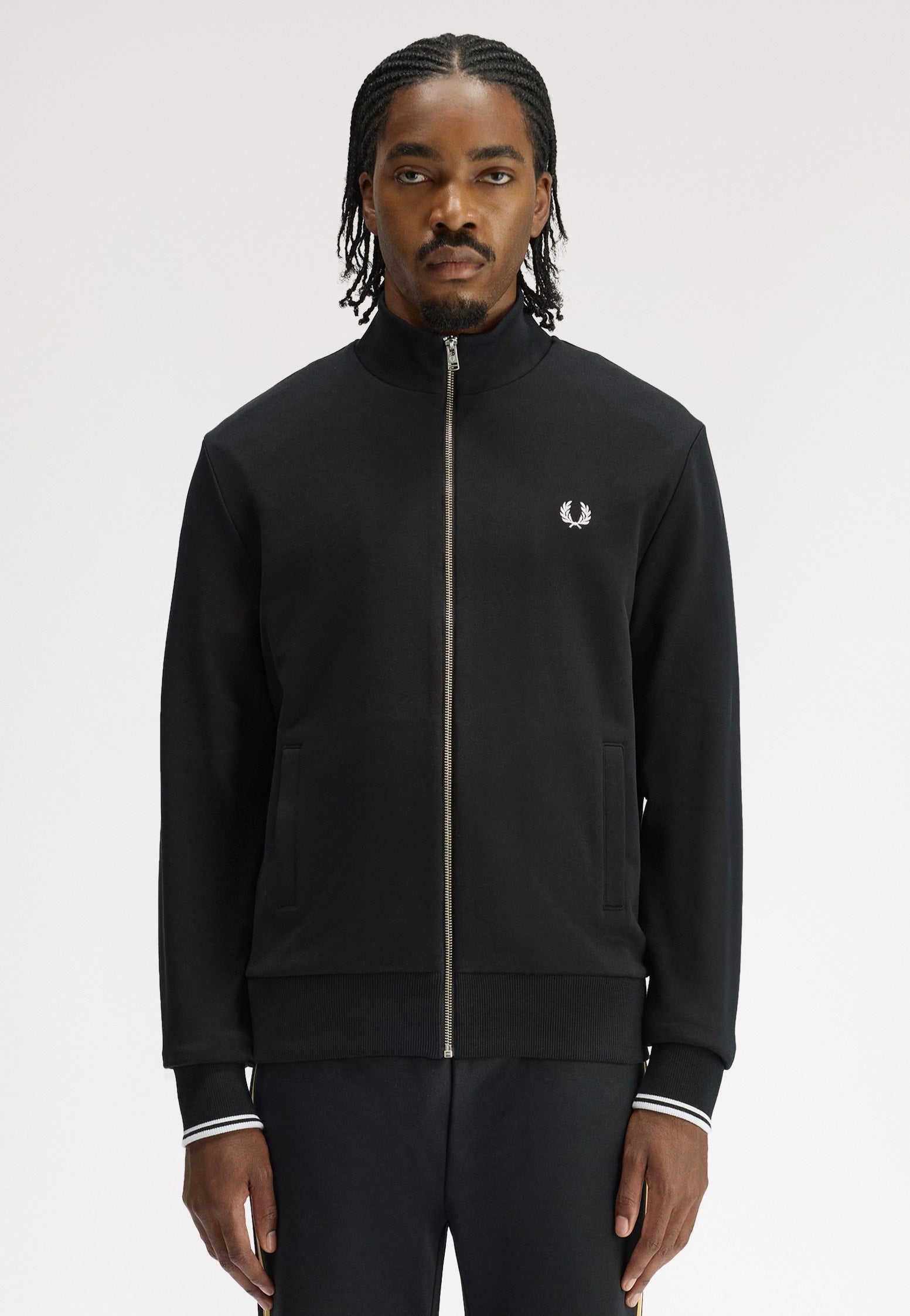 Fred Perry - Zip Through Black - Jacket | Men-Image