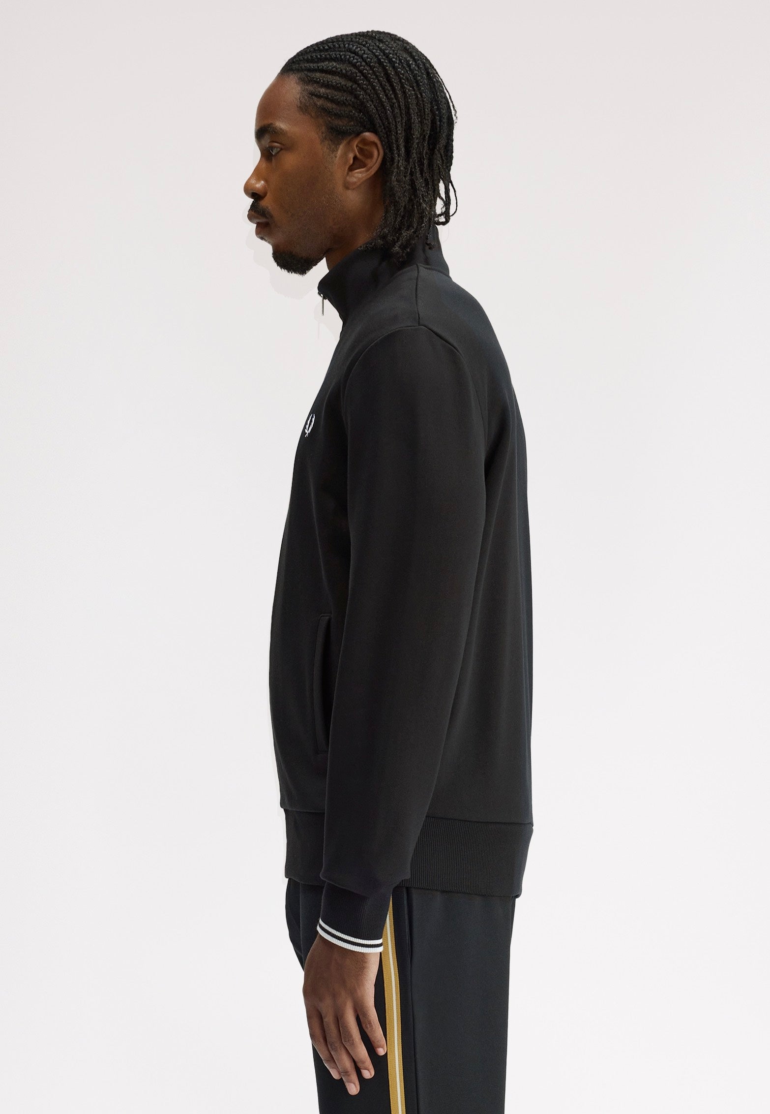 Fred Perry - Zip Through Black - Jacket | Men-Image