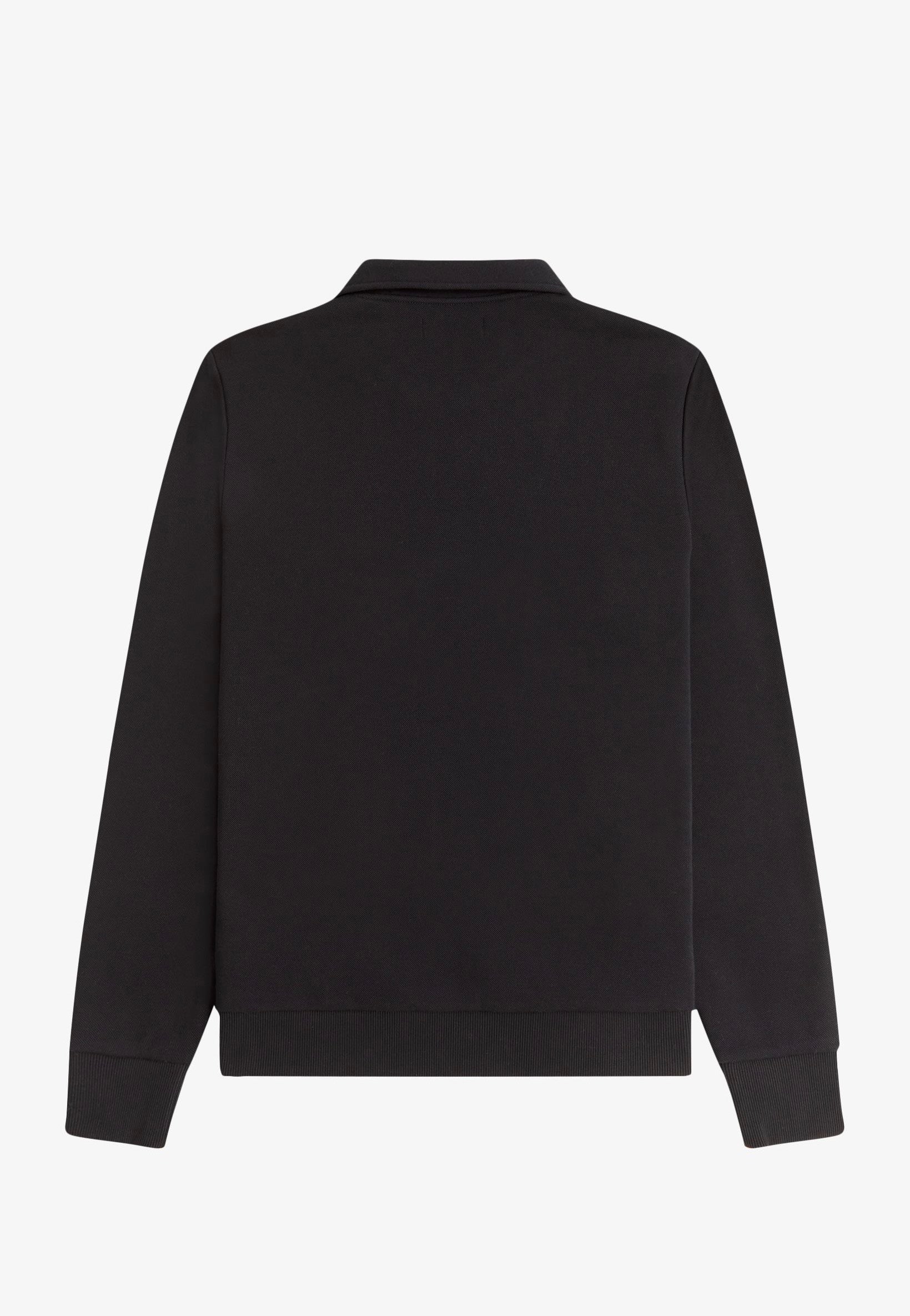 Fred Perry - Zip Through Collared Black - Jacket | Men-Image