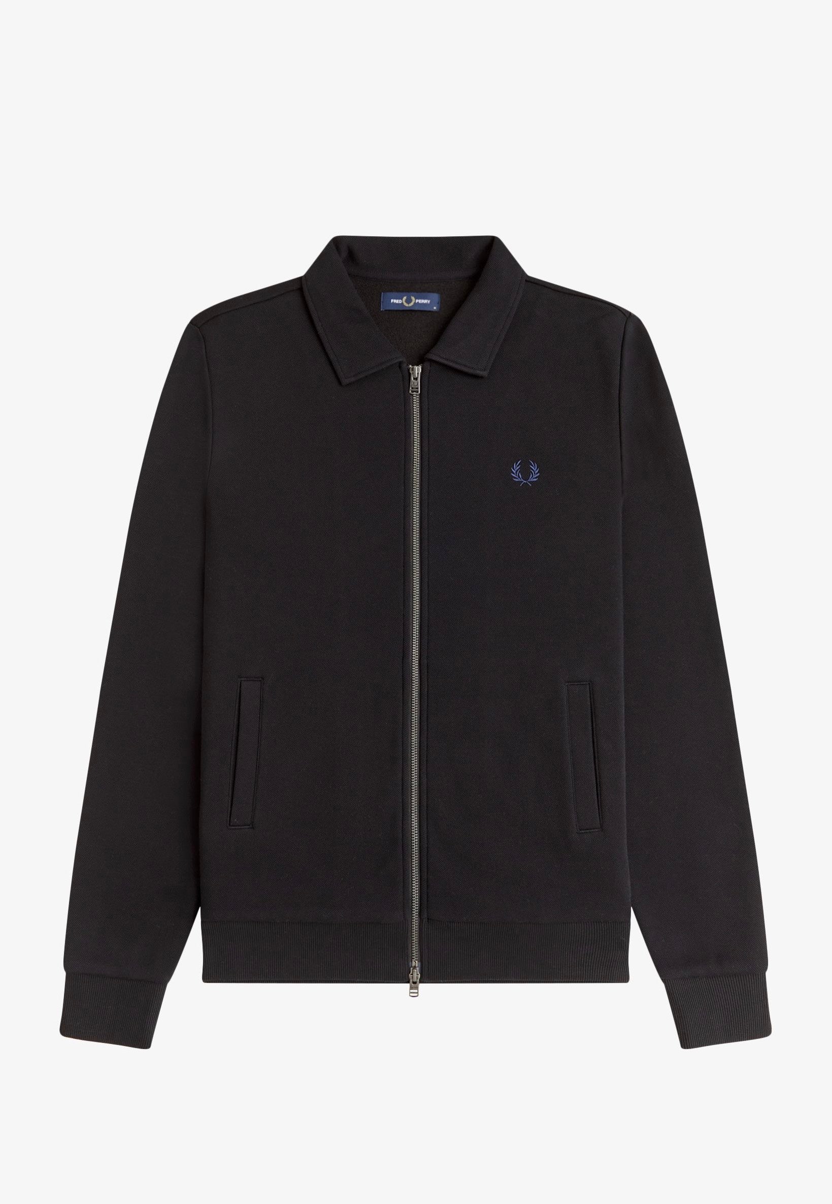 Fred Perry - Zip Through Collared Black - Jacket | Impericon