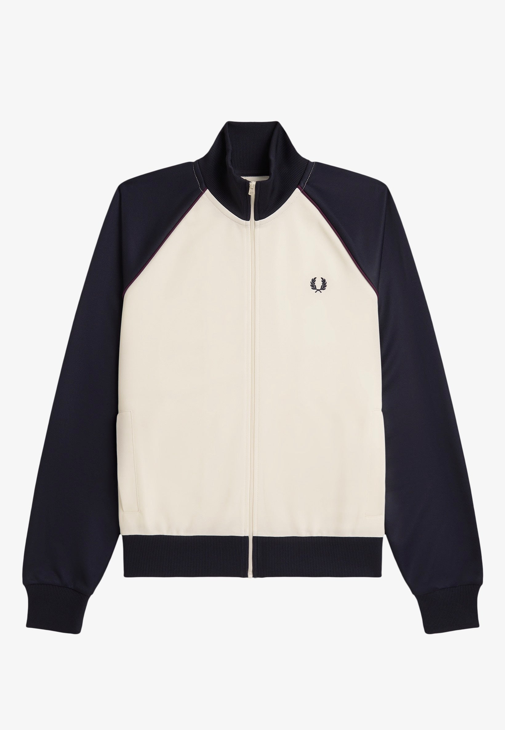 Fred Perry - Colour Block Track Ecru - Track Jacket | Women-Image