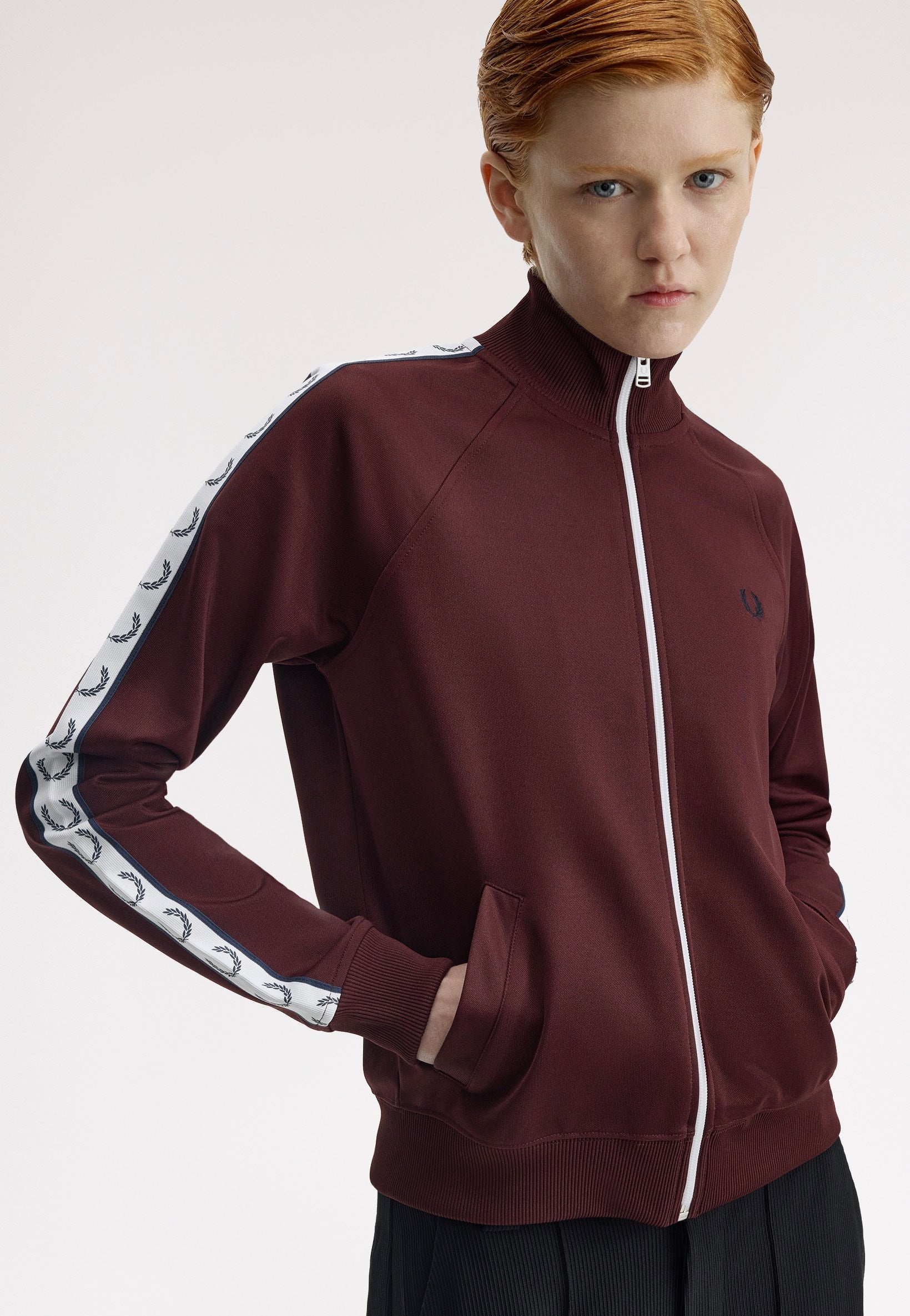 Fred Perry - Taped Oxblood - Track Jacket | Women-Image