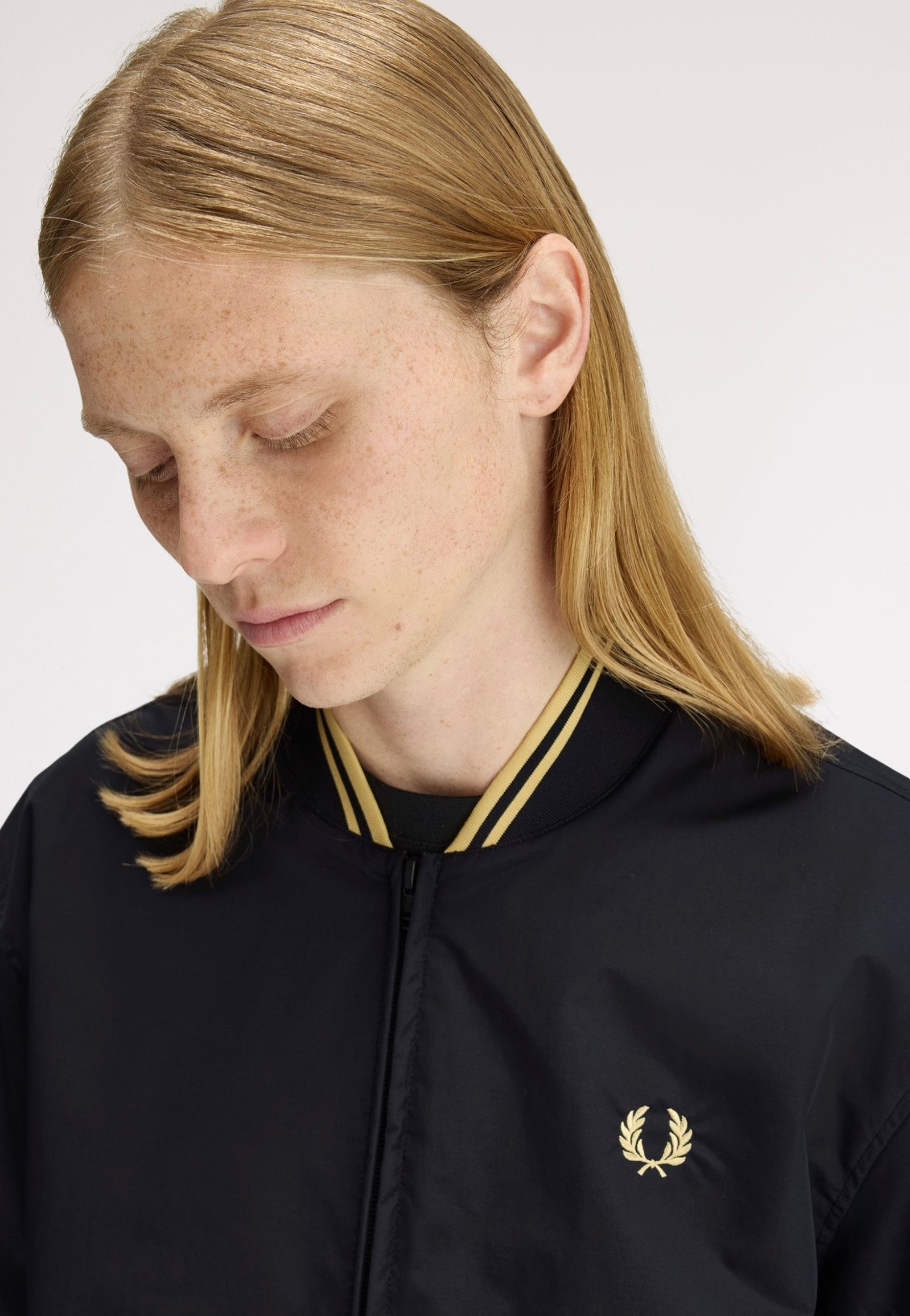 Fred Perry - Brentham Bomber Black - Jacket | Men-Image