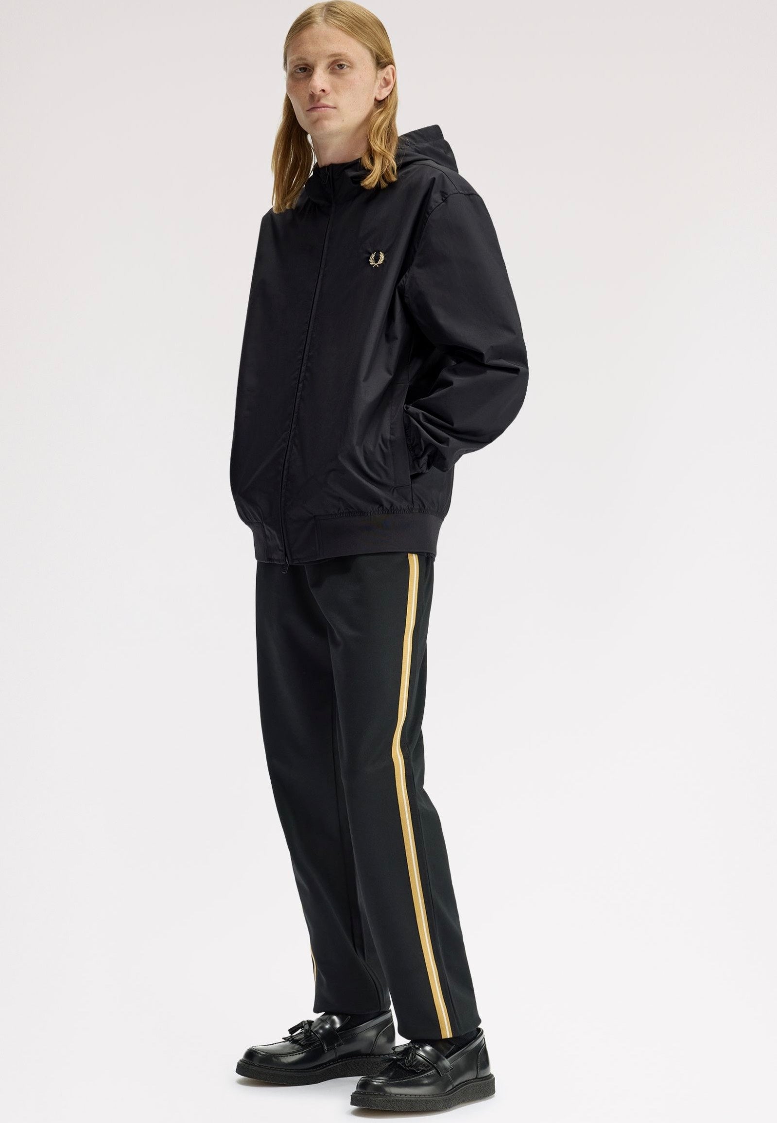 Fred Perry - Hooded Brentham Black - Jacket | Men-Image