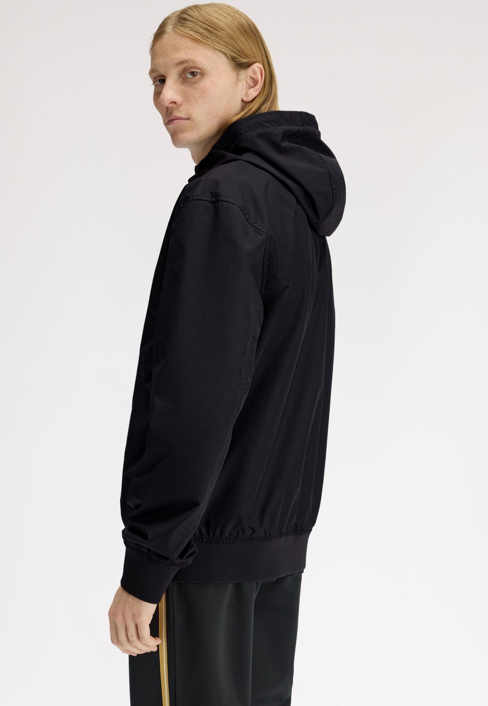 Fred Perry - Hooded Brentham Black - Jacket | Men-Image