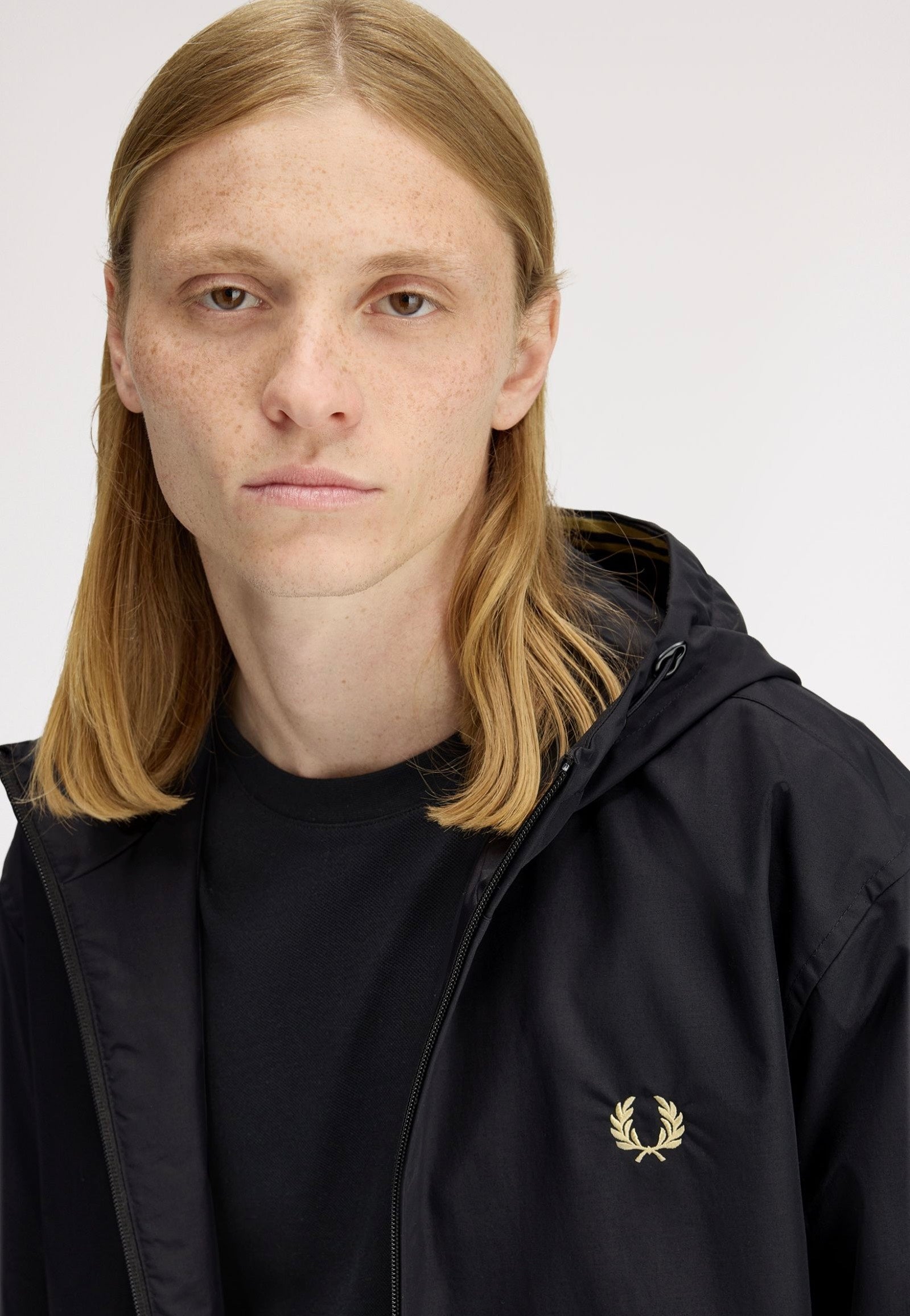 Fred Perry - Hooded Brentham Black - Jacket | Men-Image