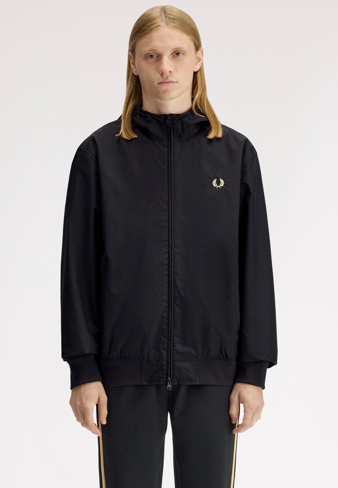 Fred Perry - Hooded Brentham Black - Jacket | Men-Image