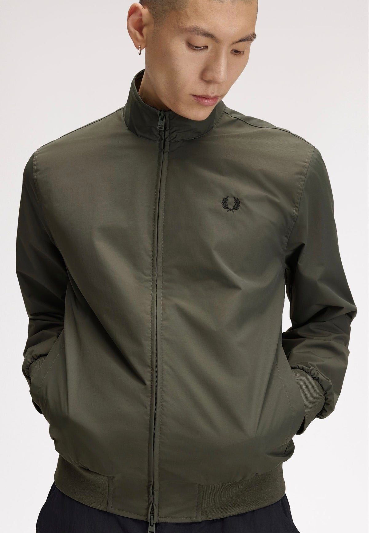 Fred Perry Brentham Field Green Takki | Men-Image